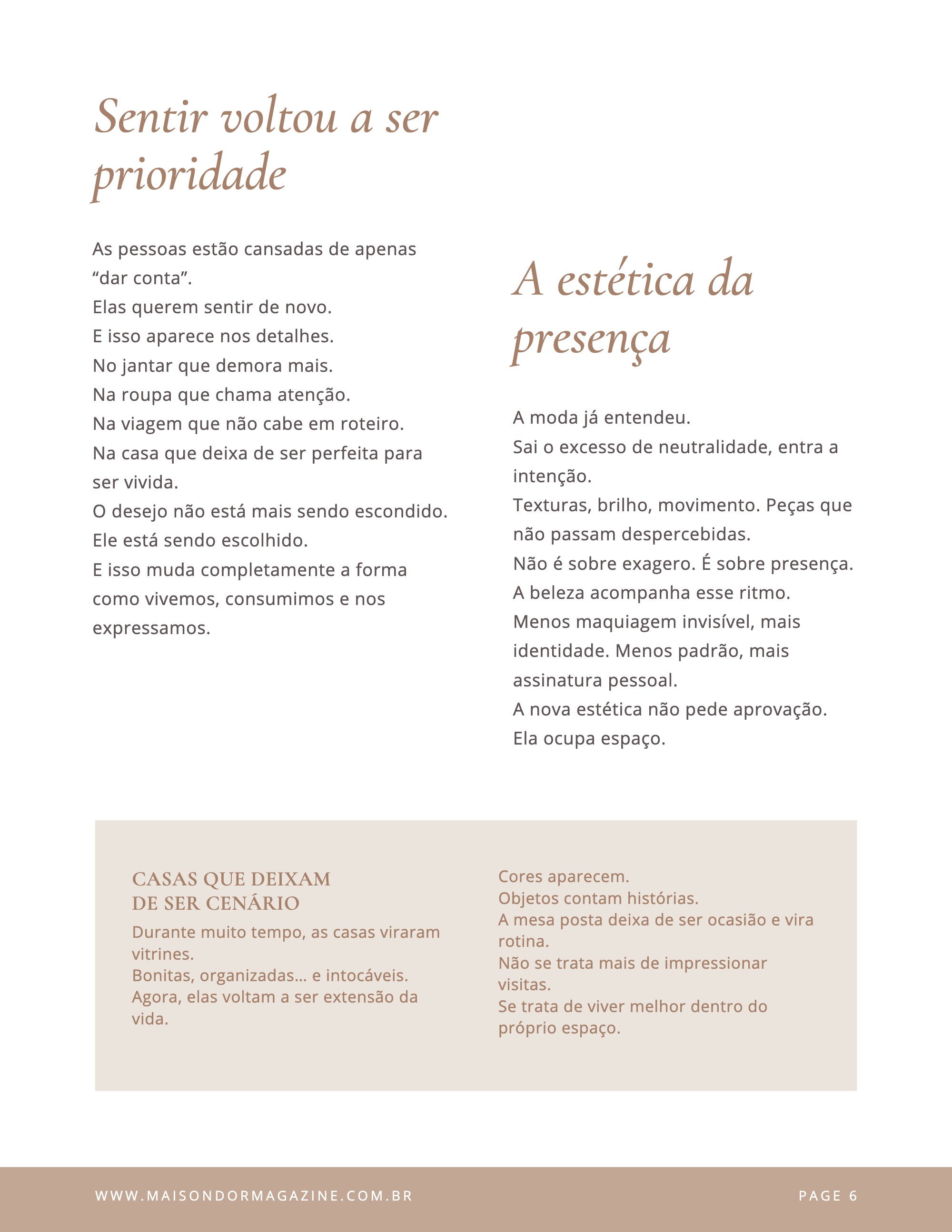 Maison D'or — Edição 7 — page 6