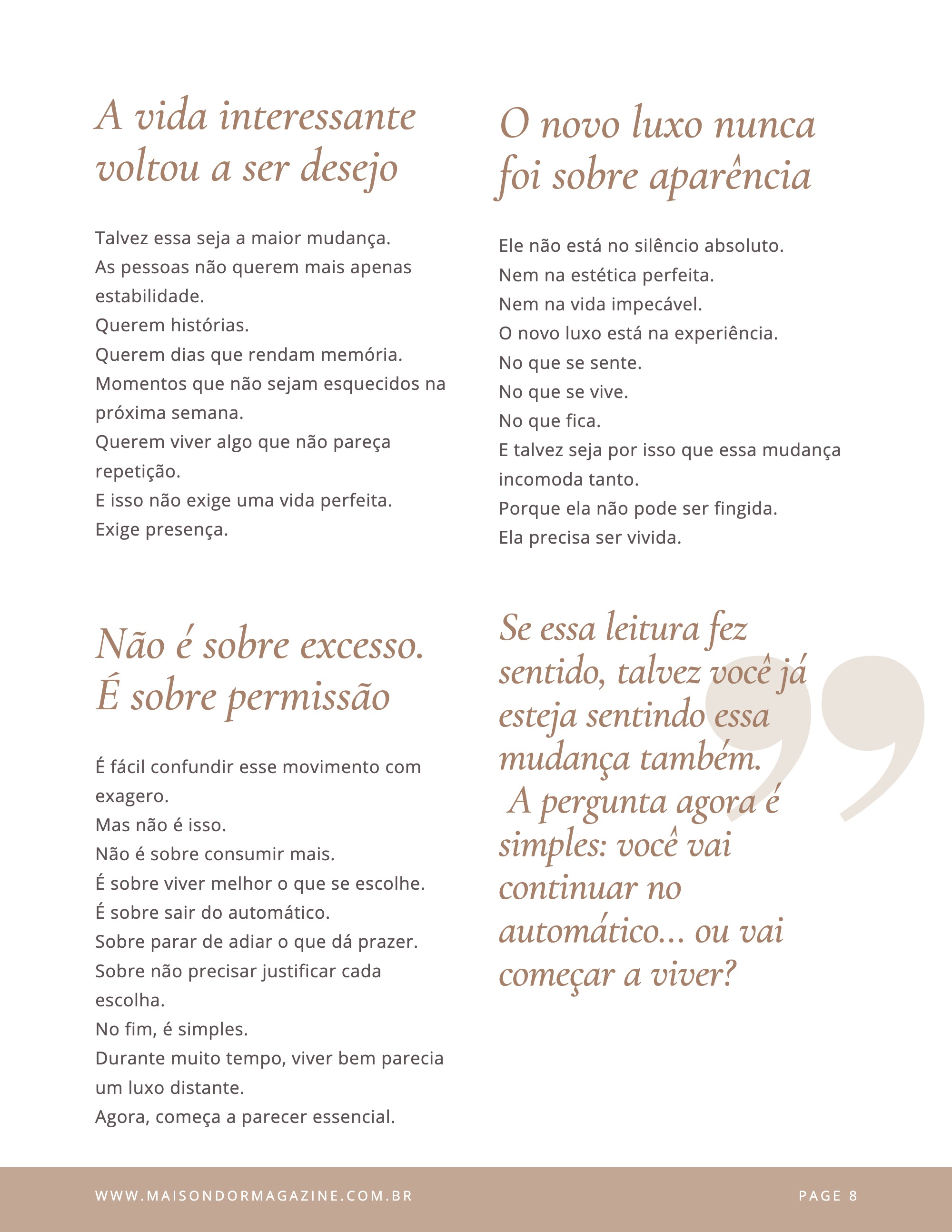 Maison D'or — Edição 7 — page 8