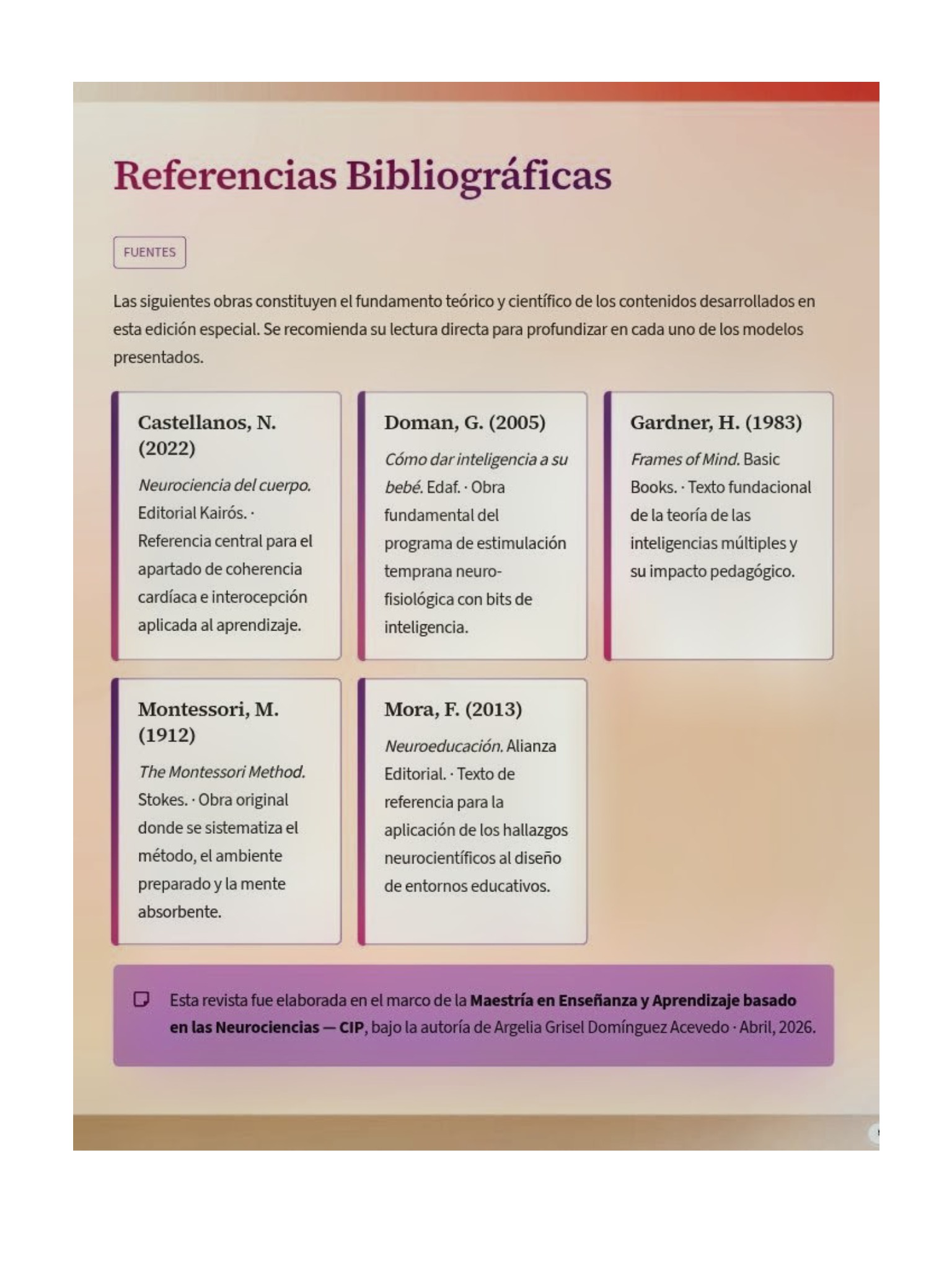 Revista Cerebros Plásticos — page 13