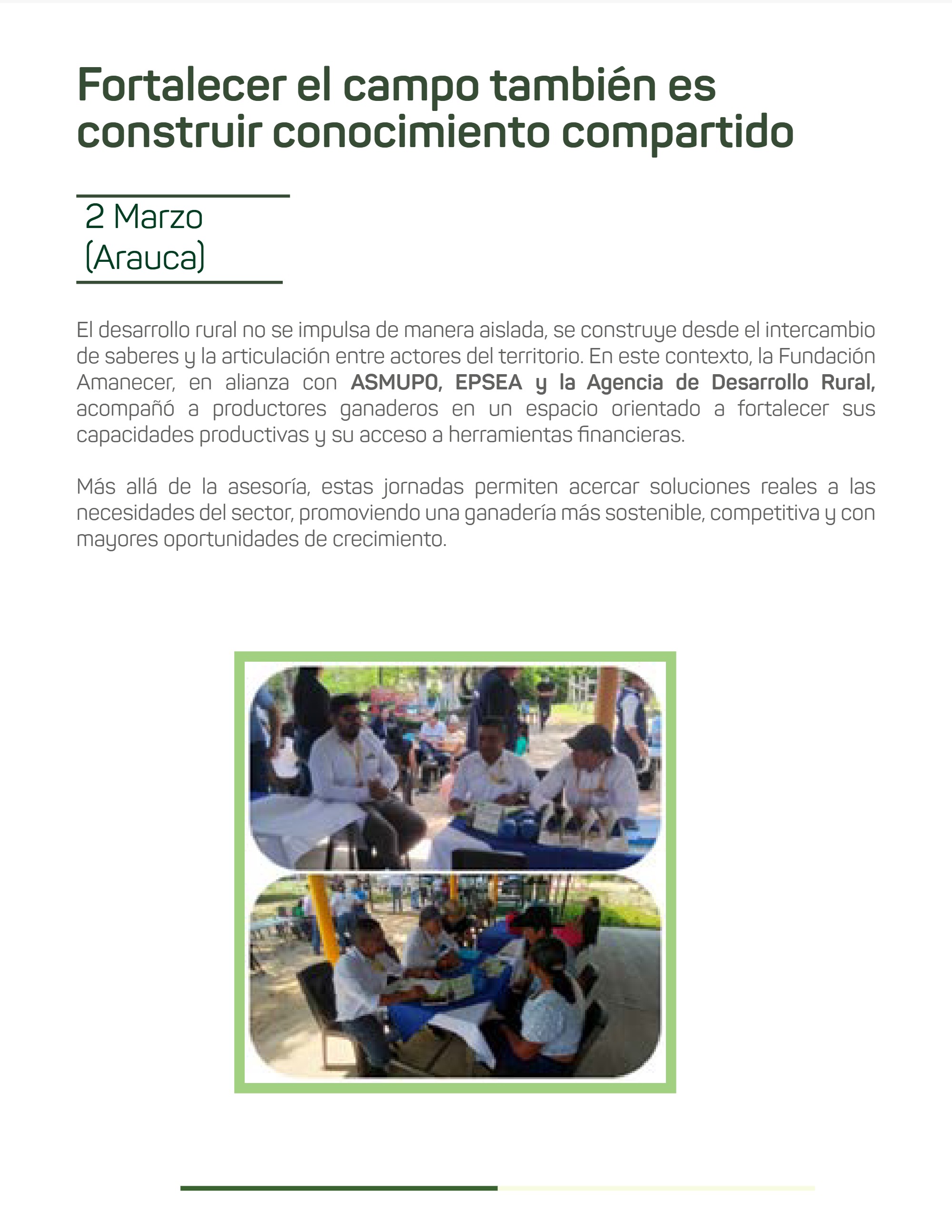 Boletín Fundación Amanecer — page 12