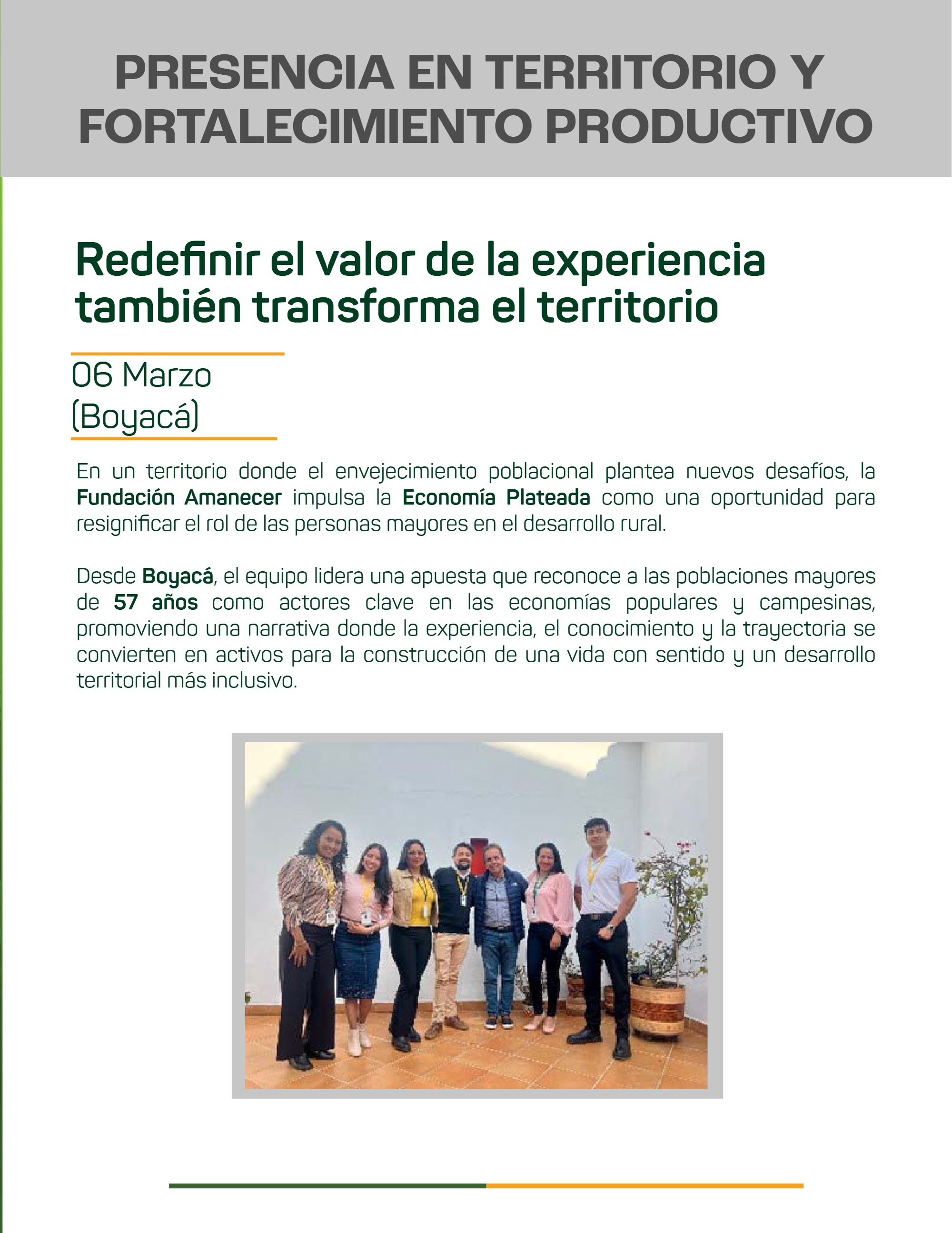 Boletín Fundación Amanecer — page 28