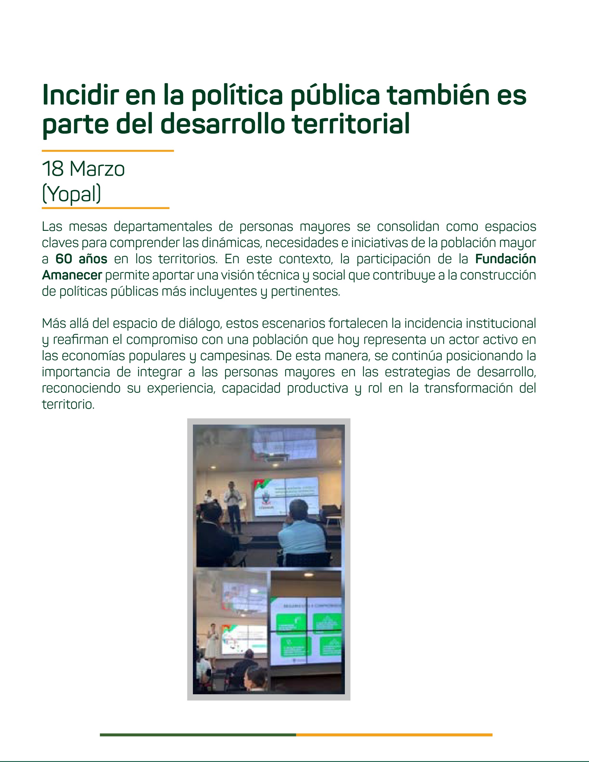 Boletín Fundación Amanecer — page 30