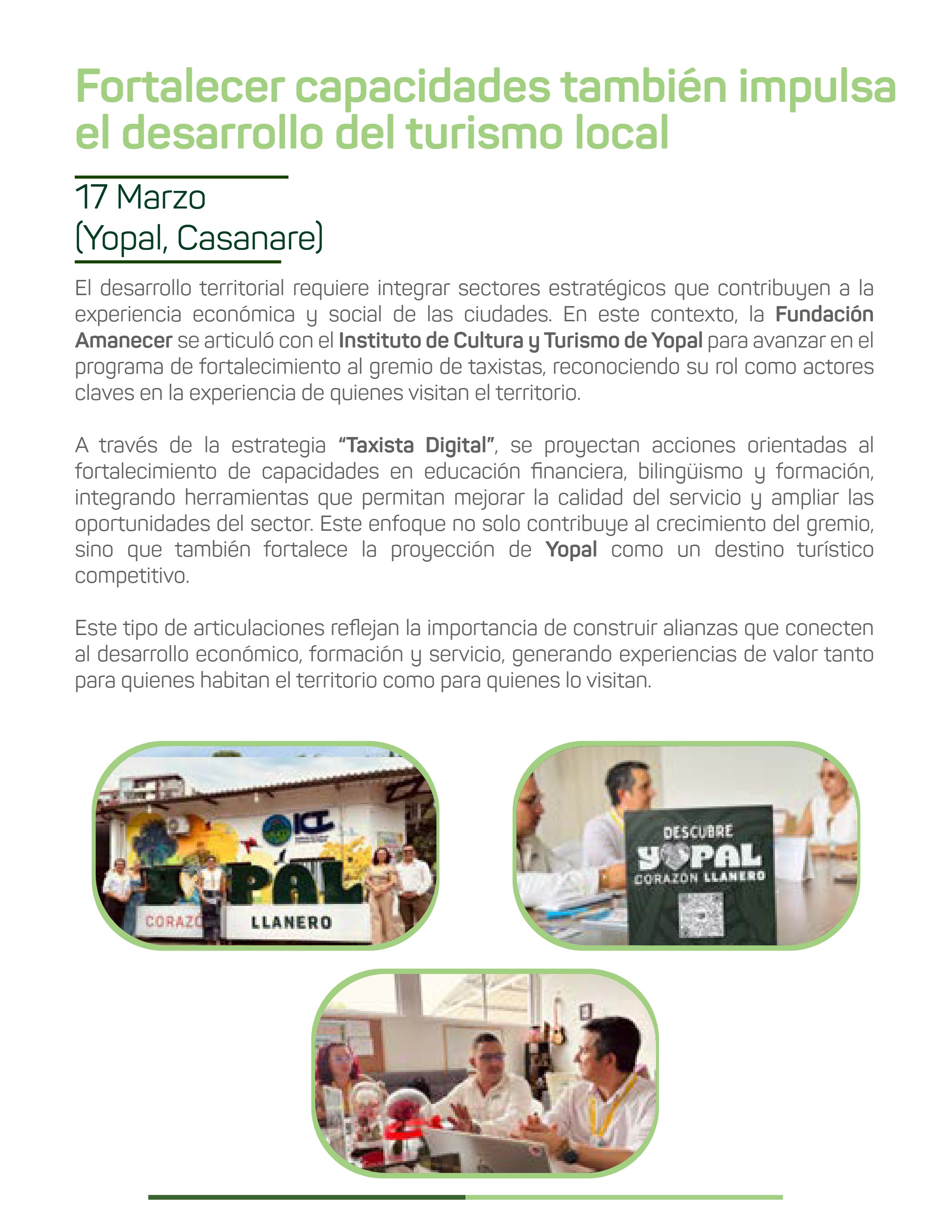 Boletín Fundación Amanecer — page 39