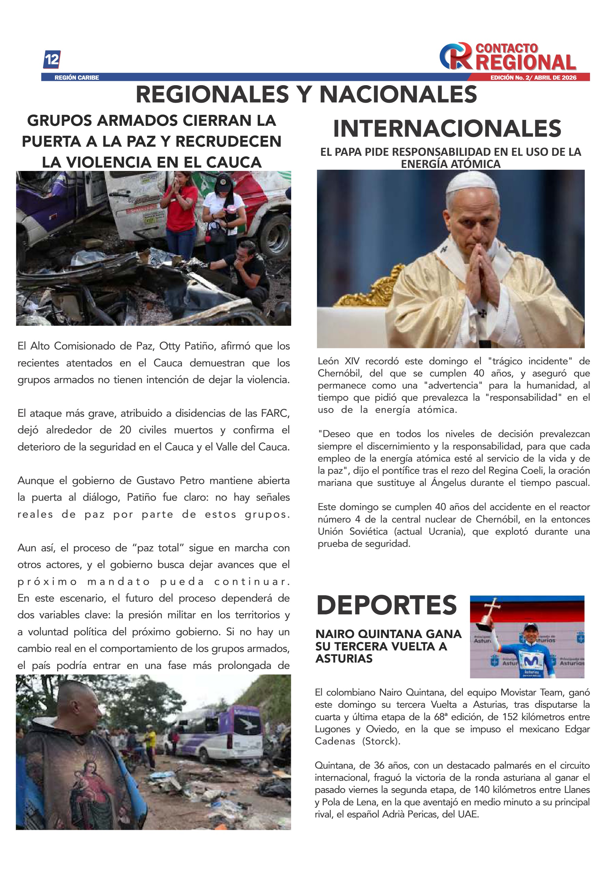 CONTACTO REGIONAL VIRTUAL — page 12