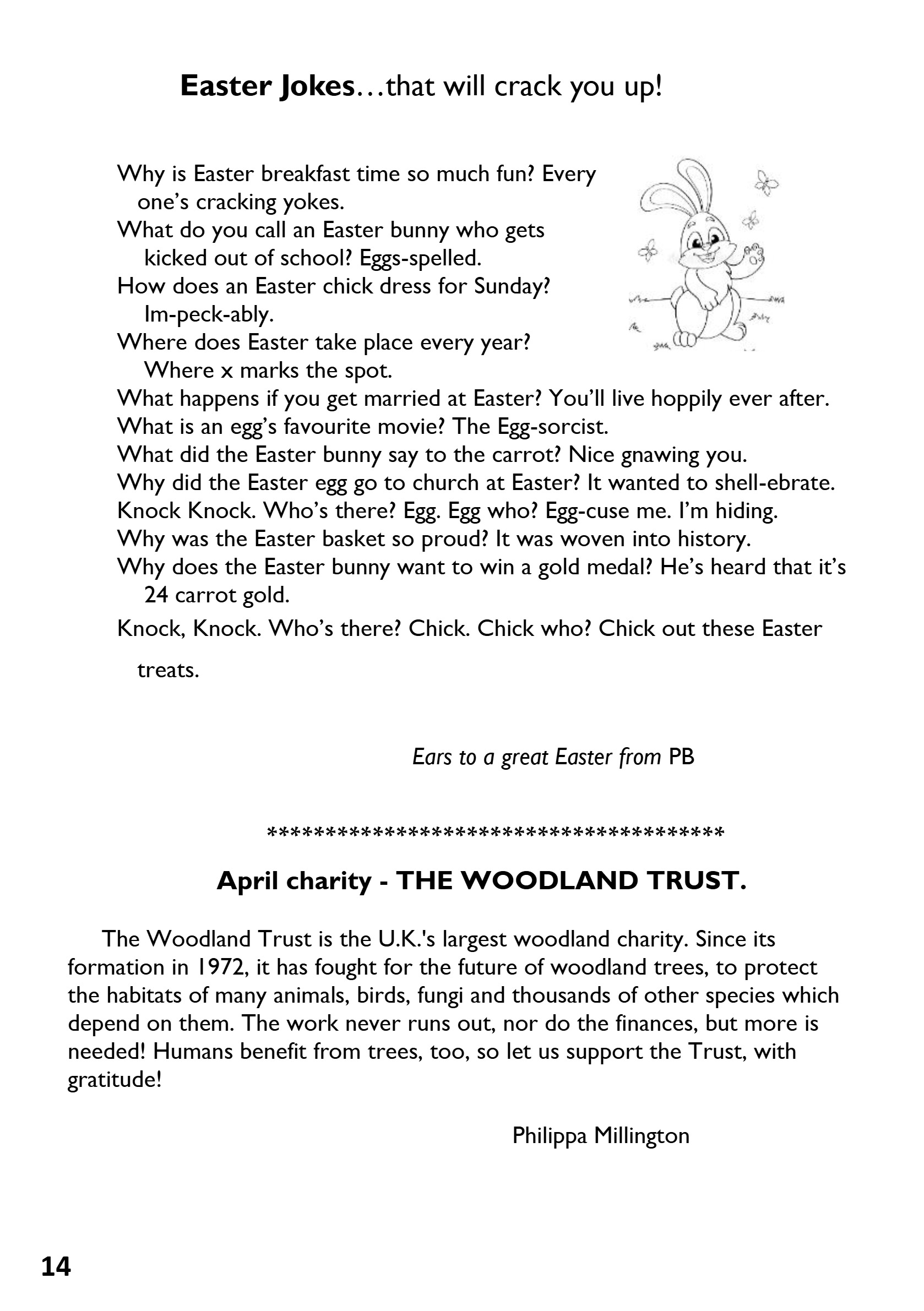 St Mary the Blesssed Virgin Magazine April 2026 — page 14