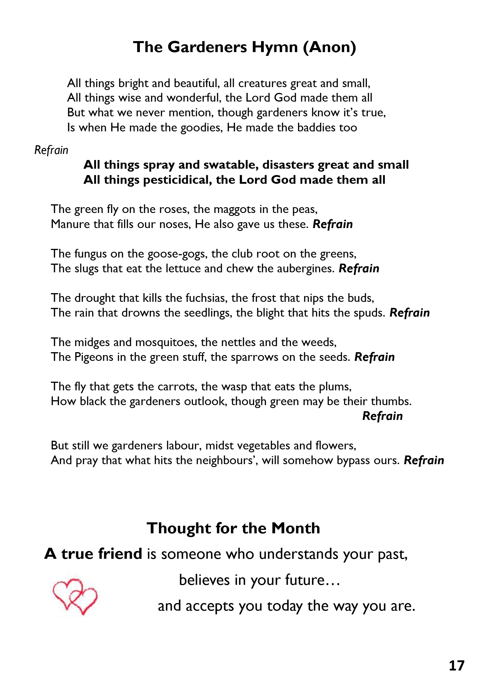 St Mary the Blesssed Virgin Magazine April 2026 — page 17