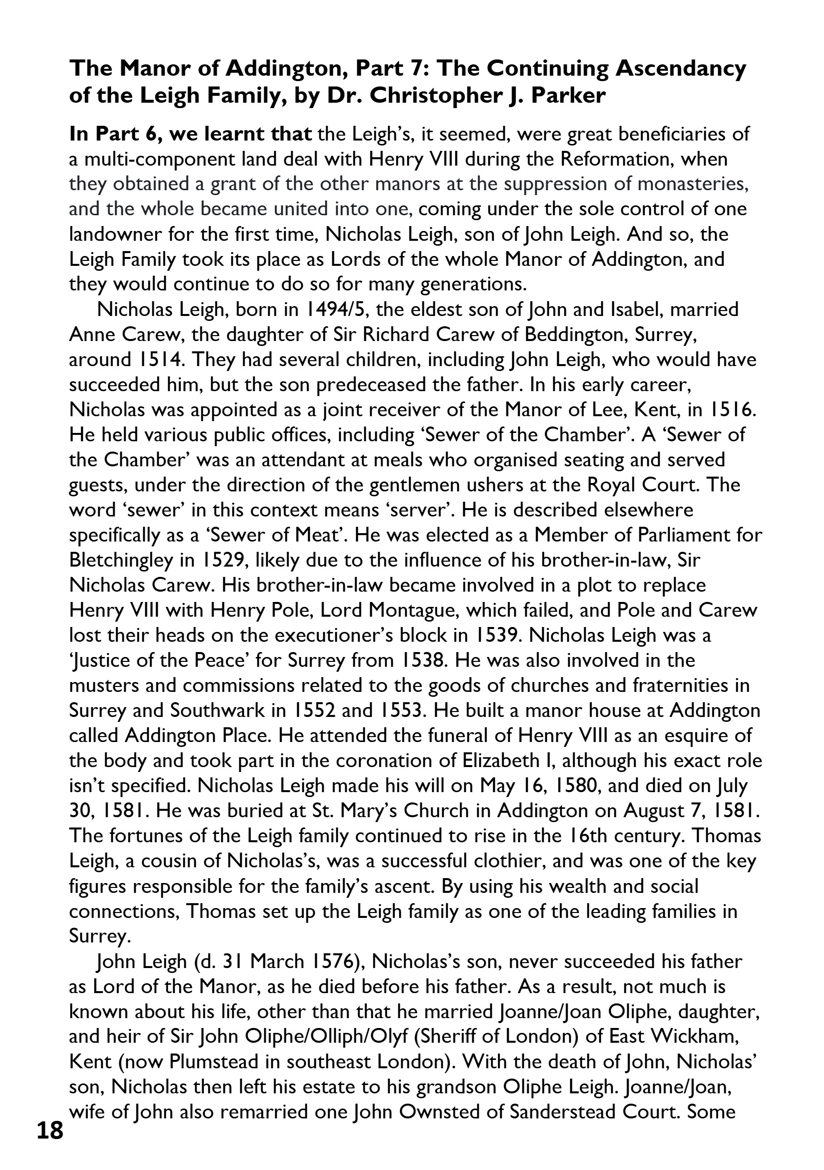 St Mary the Blesssed Virgin Magazine April 2026 — page 18