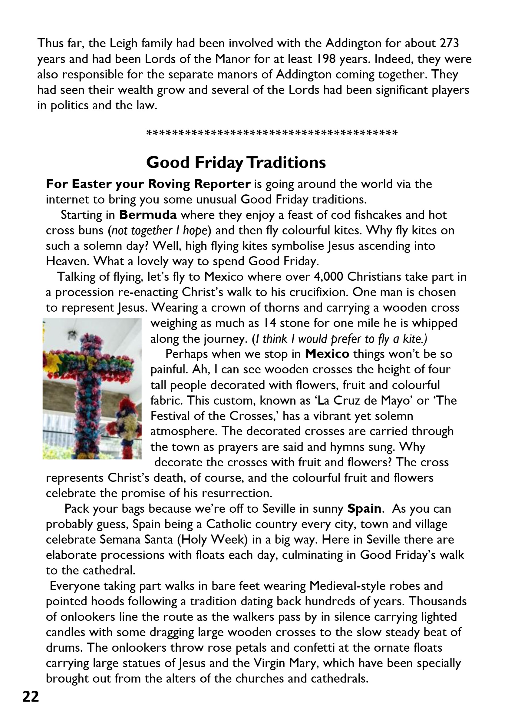 St Mary the Blesssed Virgin Magazine April 2026 — page 22