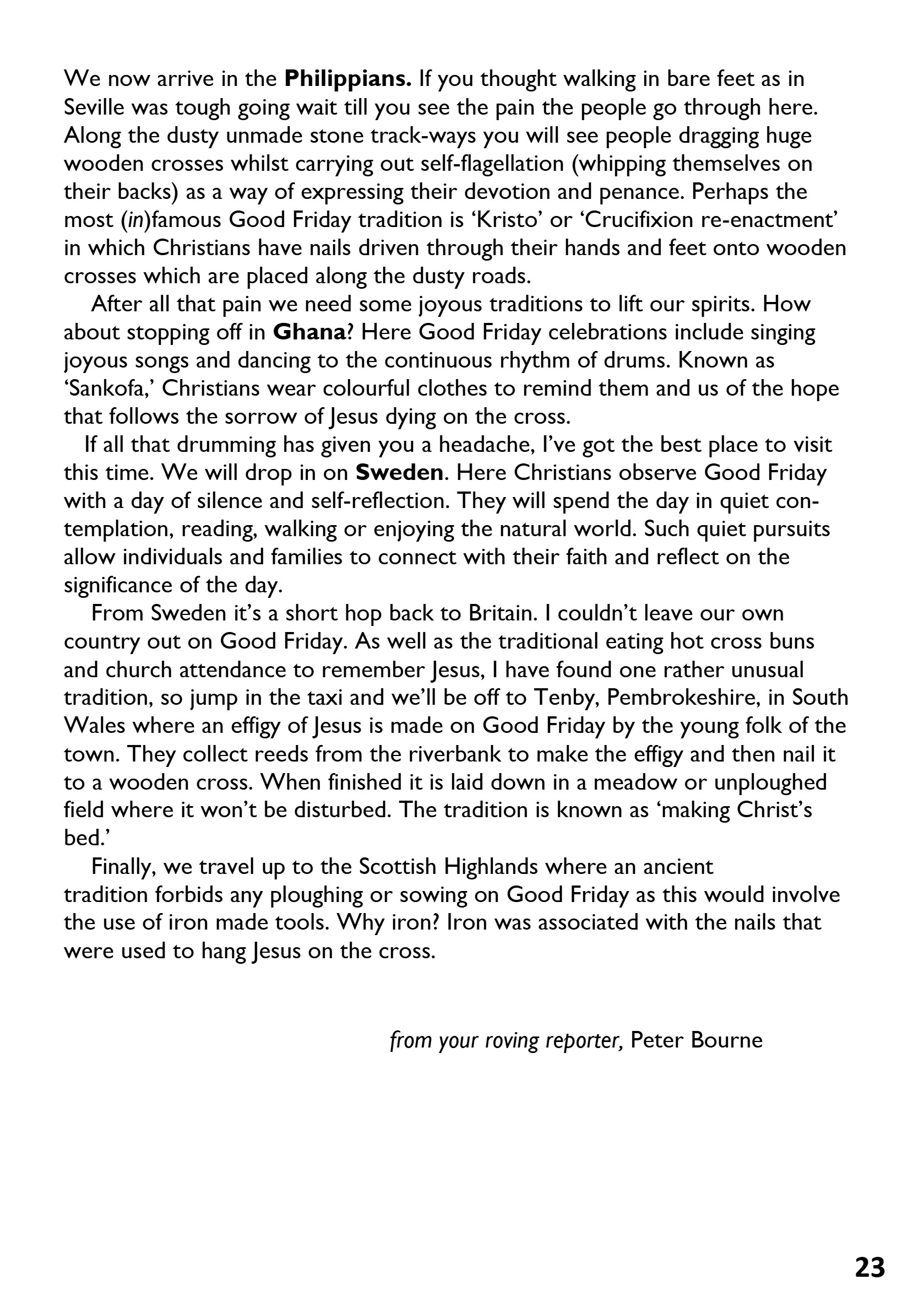 St Mary the Blesssed Virgin Magazine April 2026 — page 23