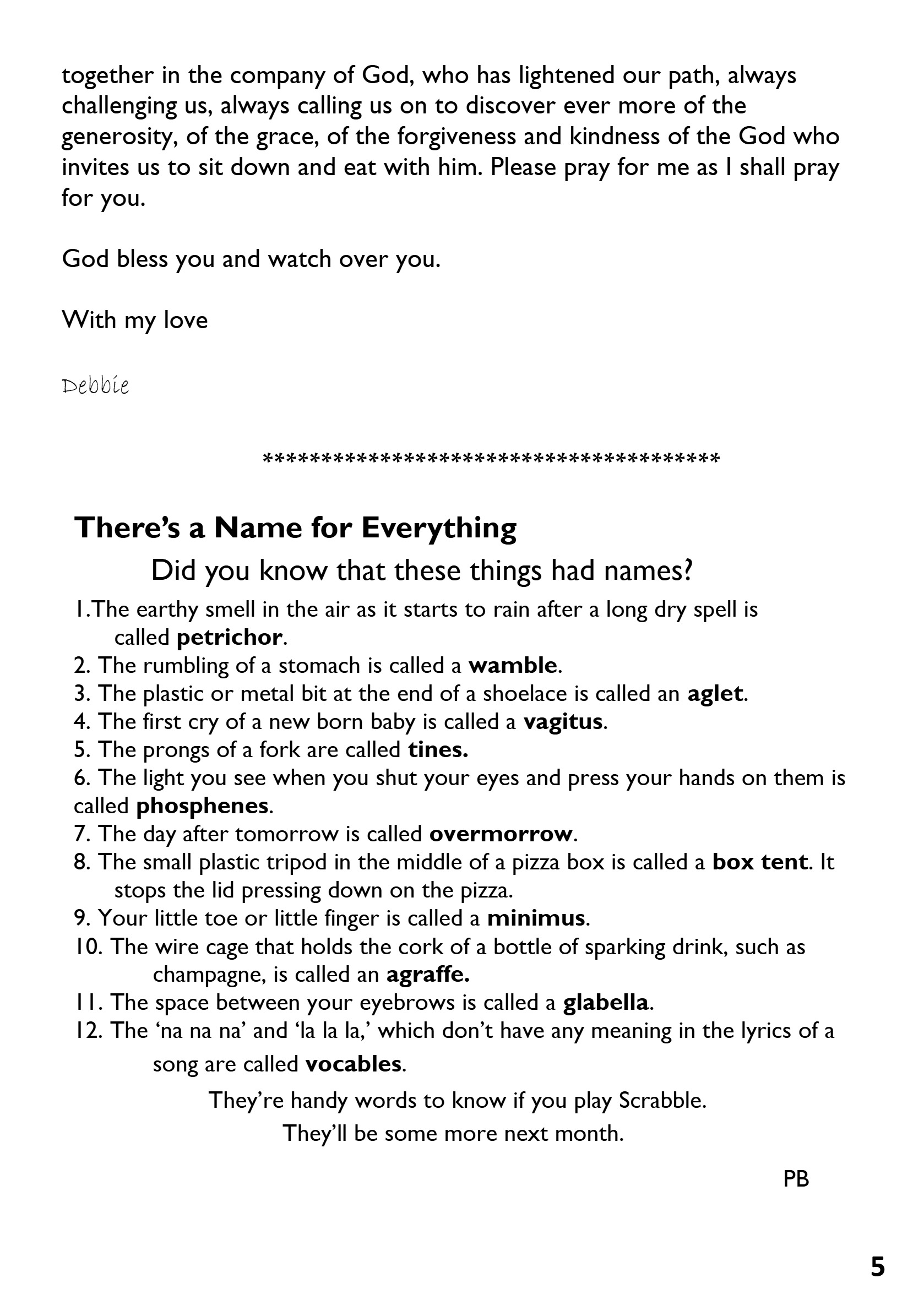 St Mary the Blesssed Virgin Magazine April 2026 — page 5