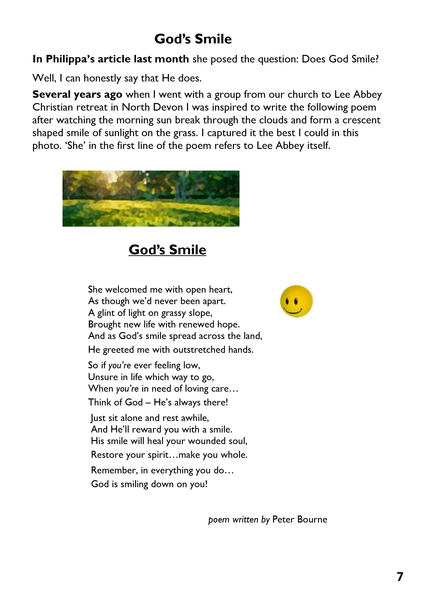 St Mary the Blesssed Virgin Magazine April 2026 — page 7