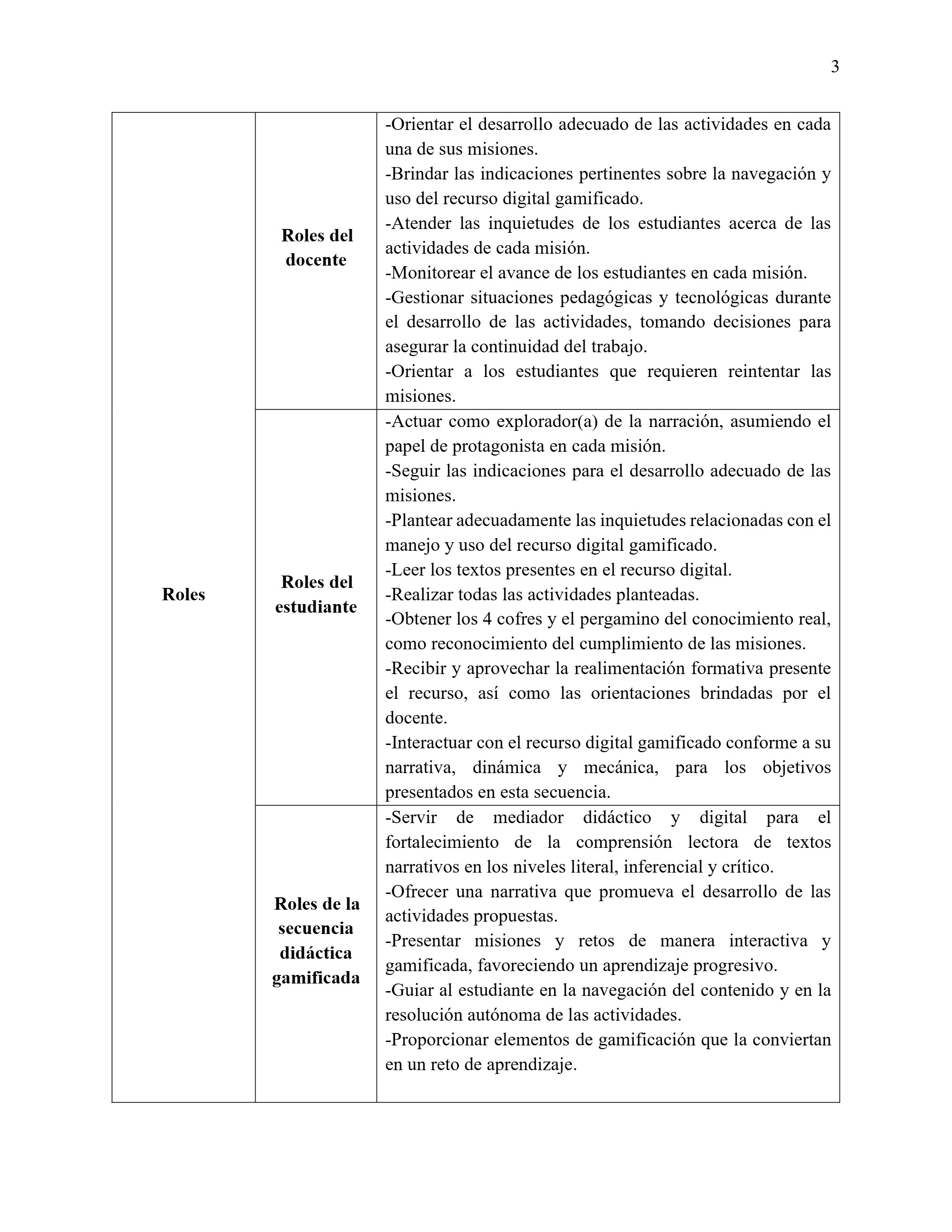 Secuencia Didáctica Gamificada Exploradores de las Narraciones. — page 3