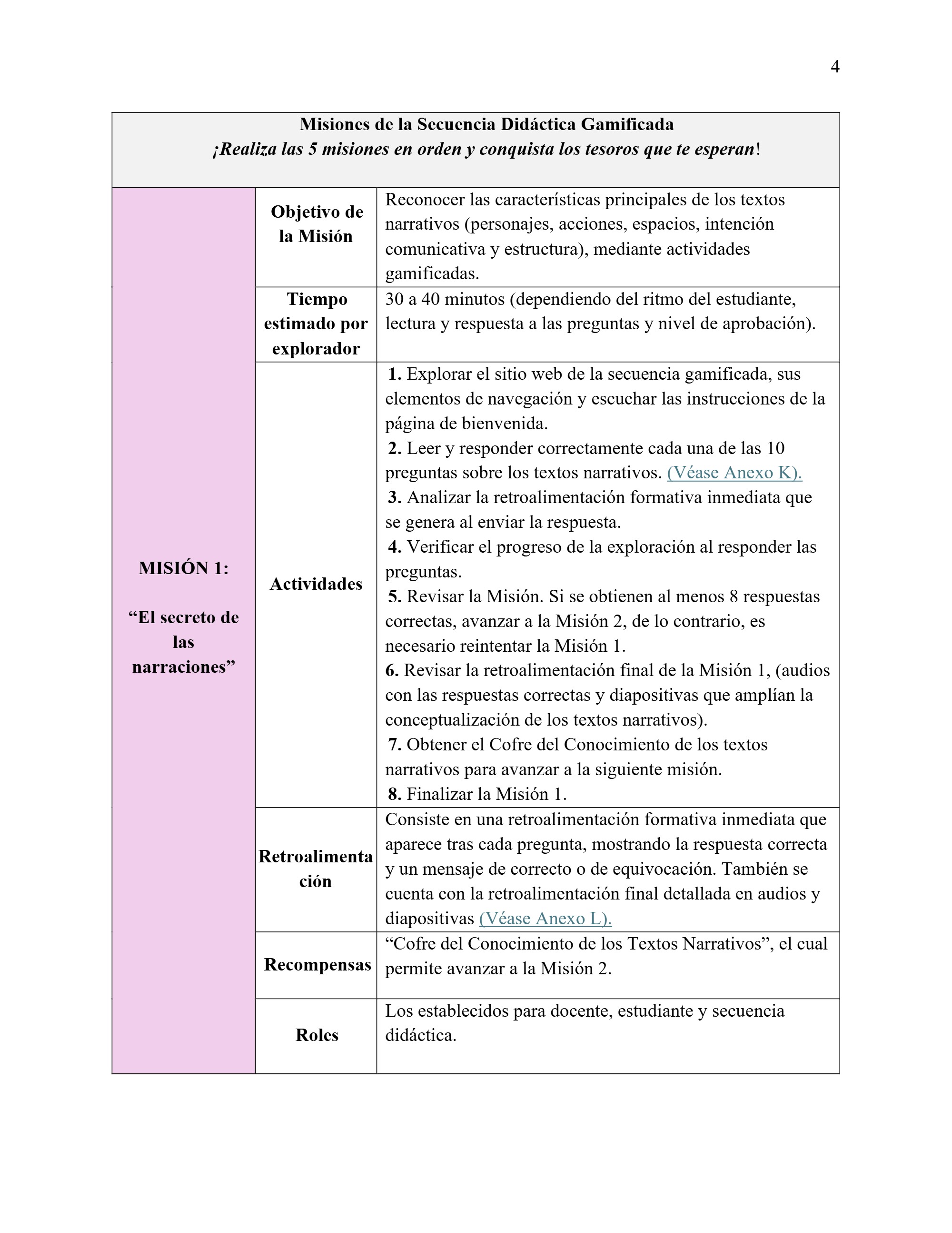 Secuencia Didáctica Gamificada Exploradores de las Narraciones. — page 4