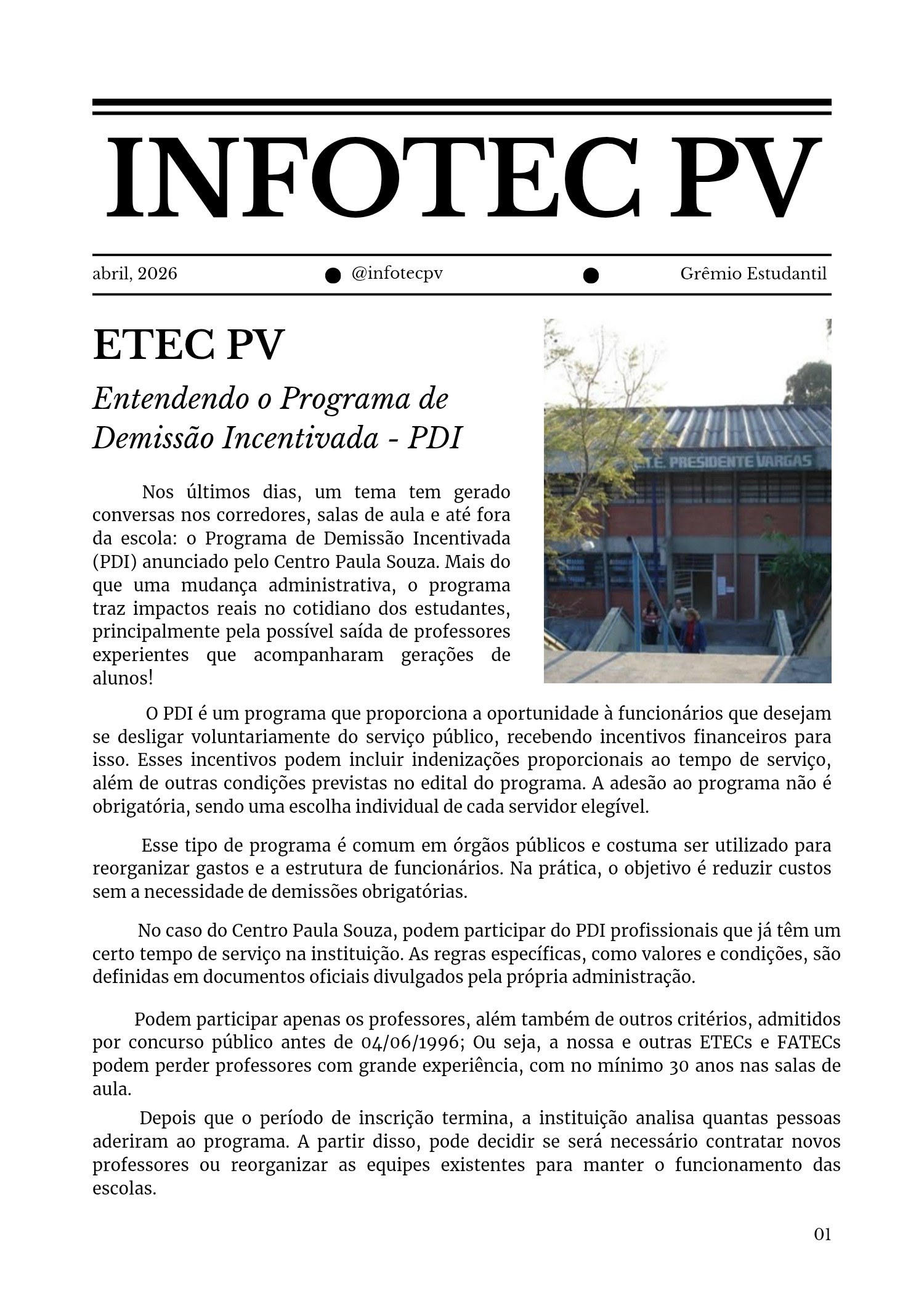Infotec - abril, 2026