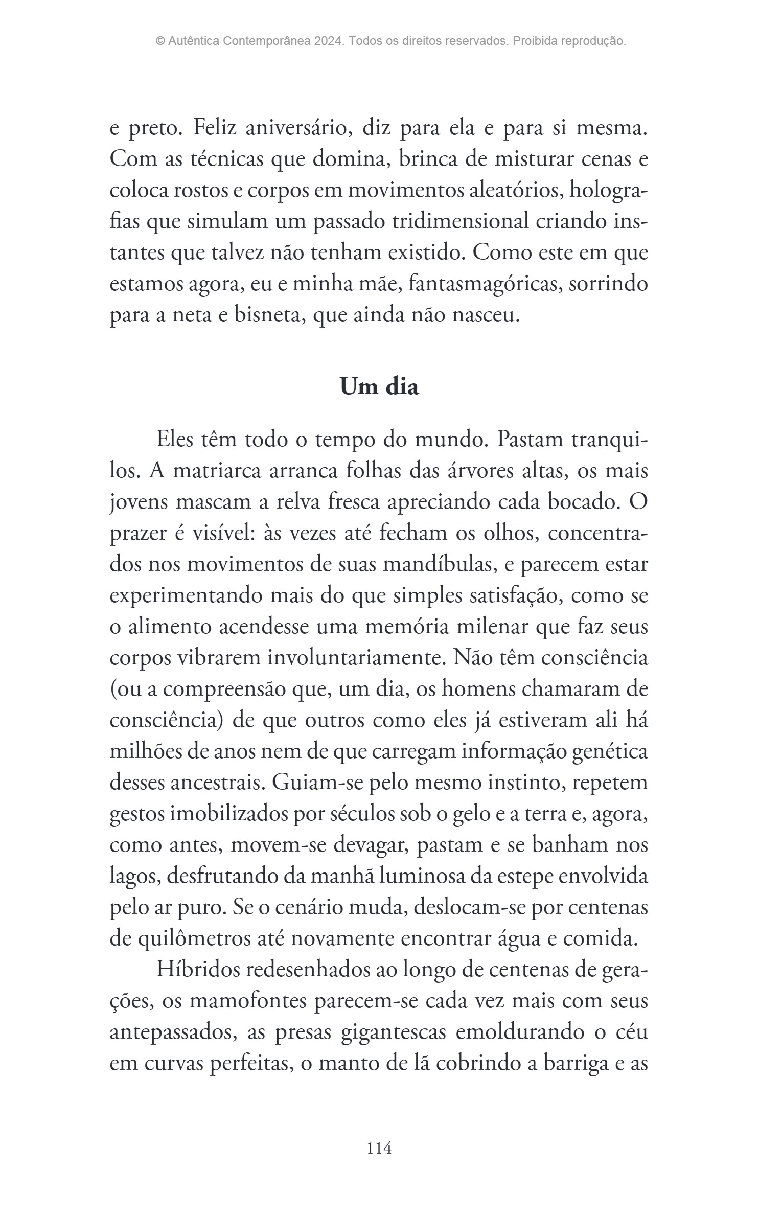 Ressucitar mamutes (Silvana Tavano) — page 115
