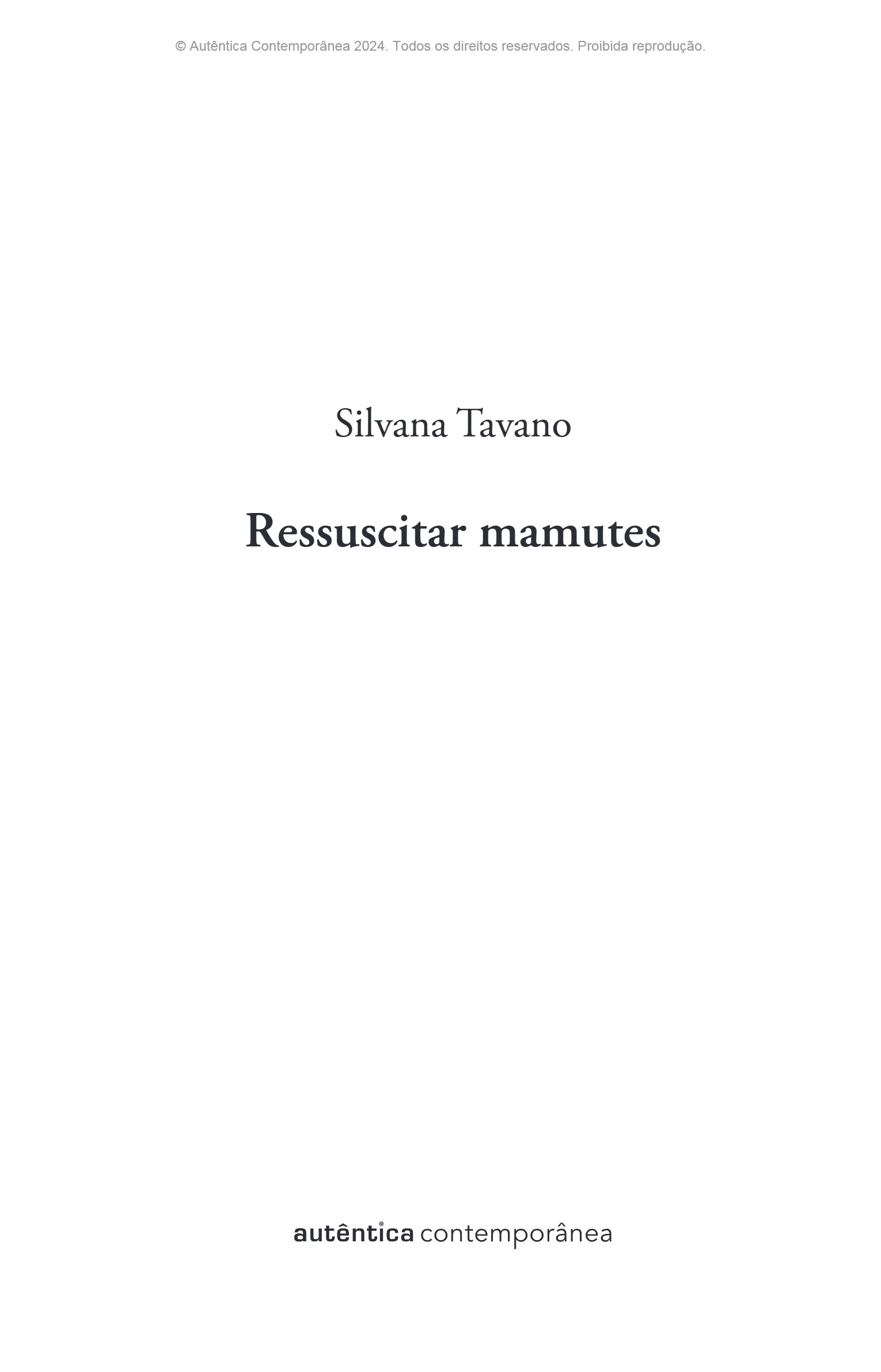 Ressucitar mamutes (Silvana Tavano) — page 4