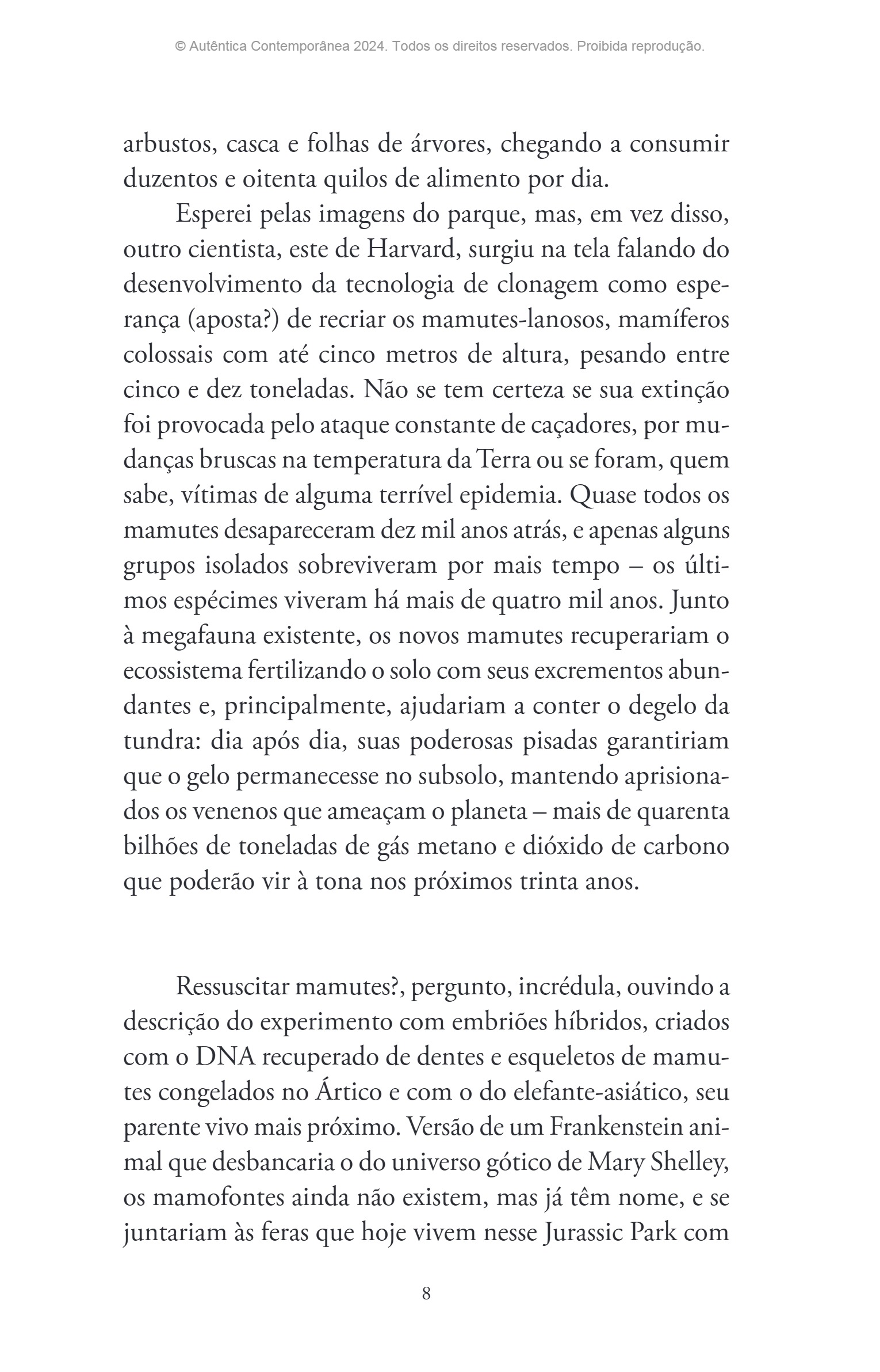 Ressucitar mamutes (Silvana Tavano) — page 9