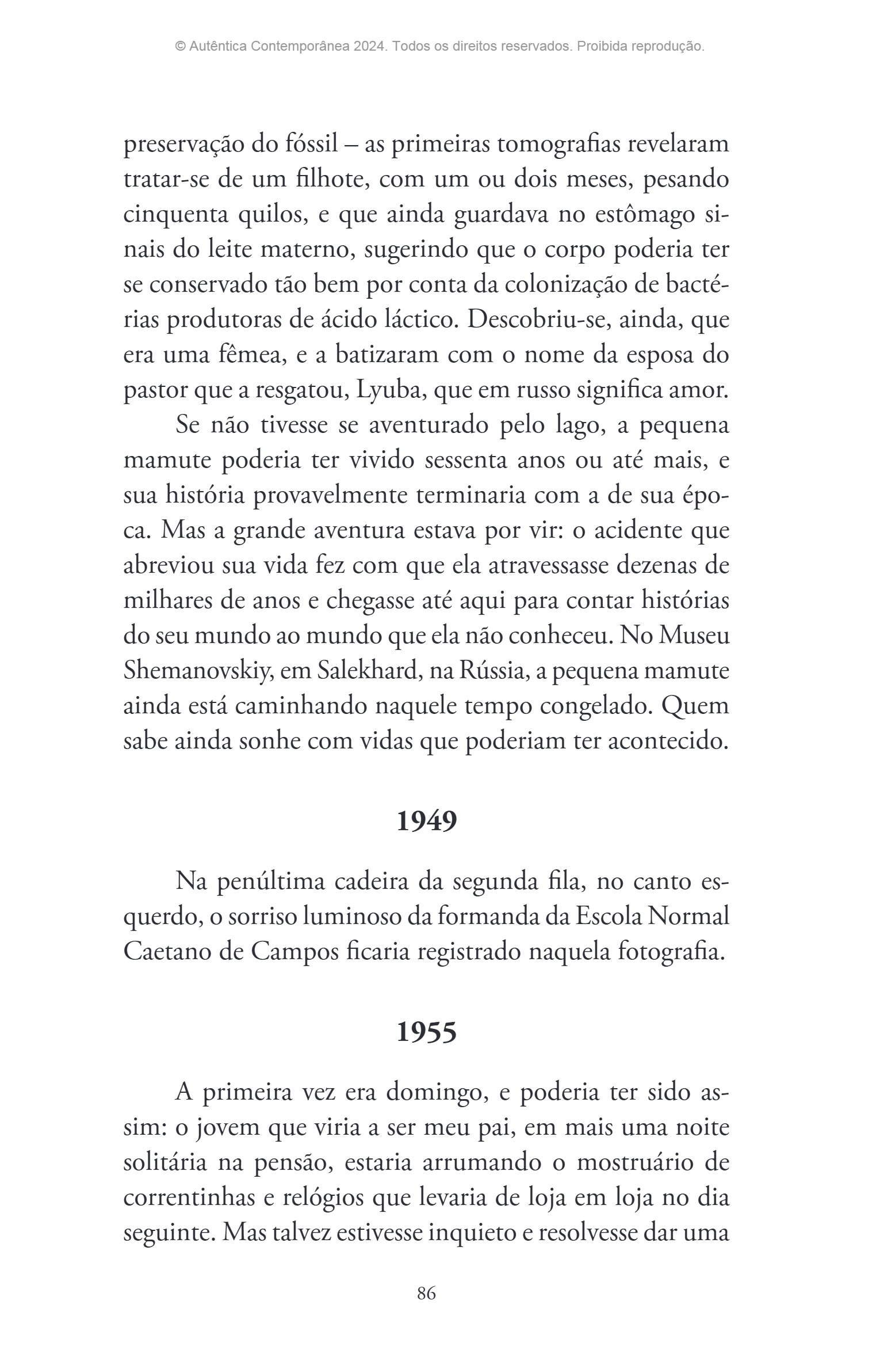 Ressucitar mamutes (Silvana Tavano) — page 87