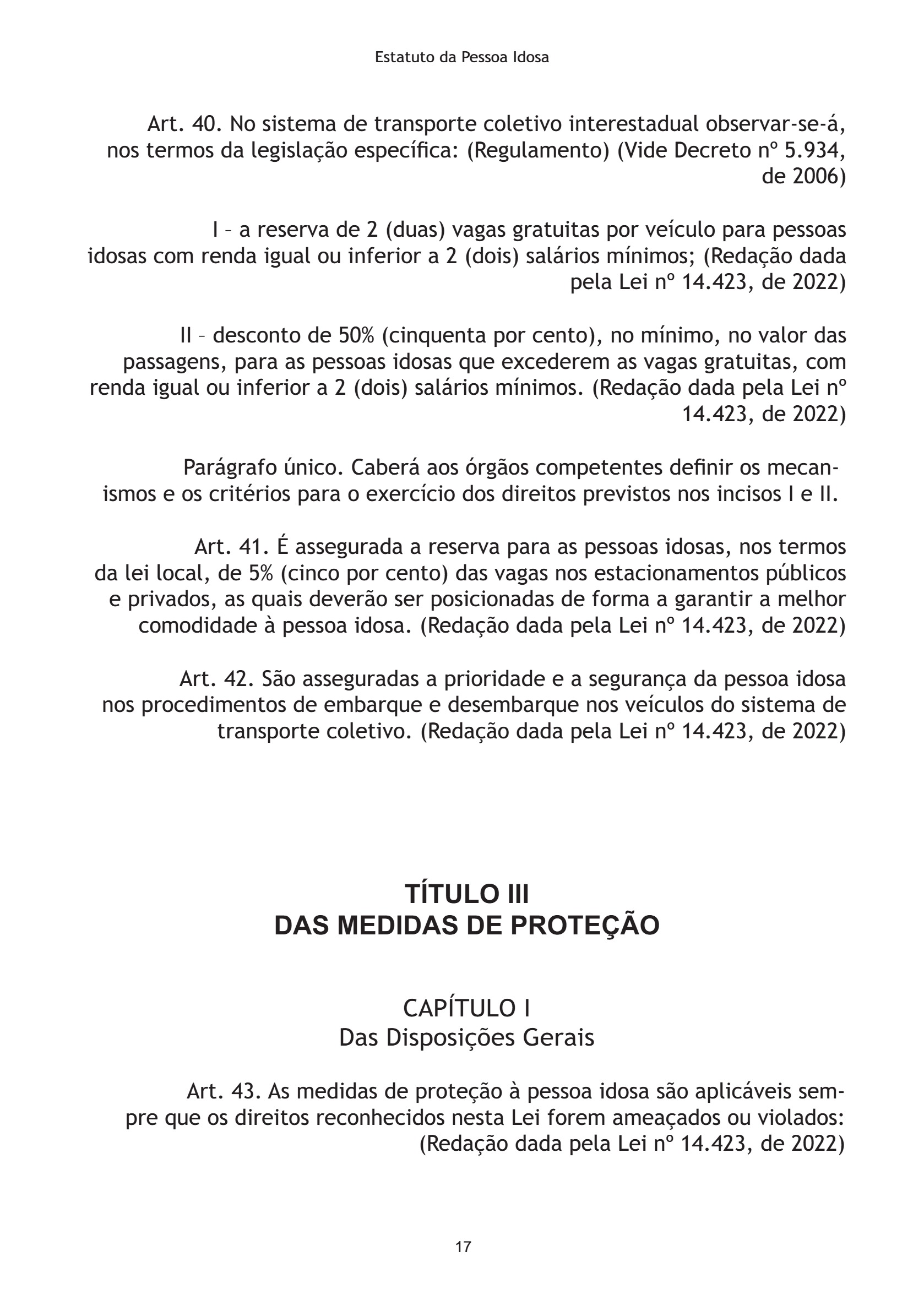 Estatuto da Pessoa Idosa 2026 — page 17