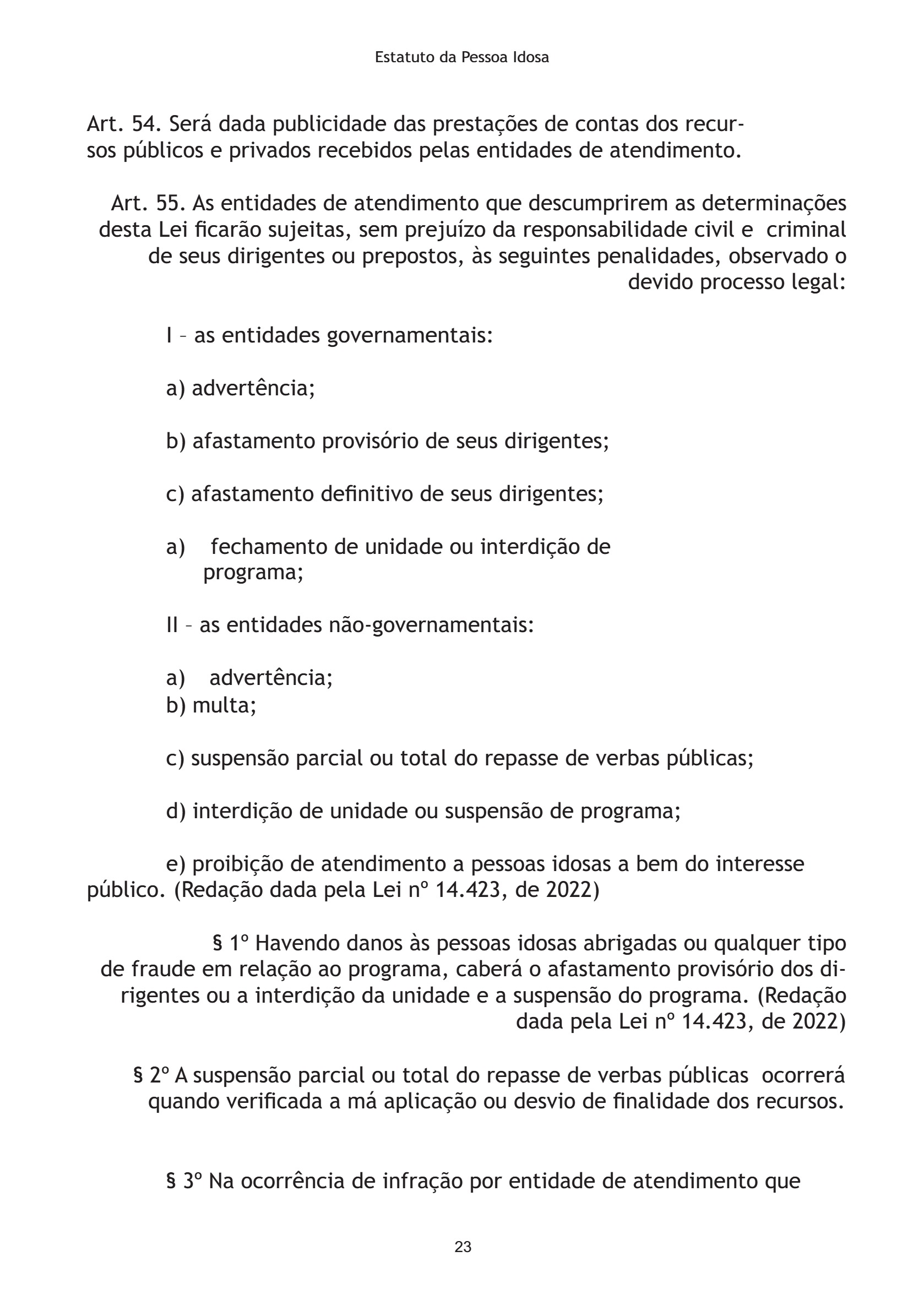 Estatuto da Pessoa Idosa 2026 — page 23