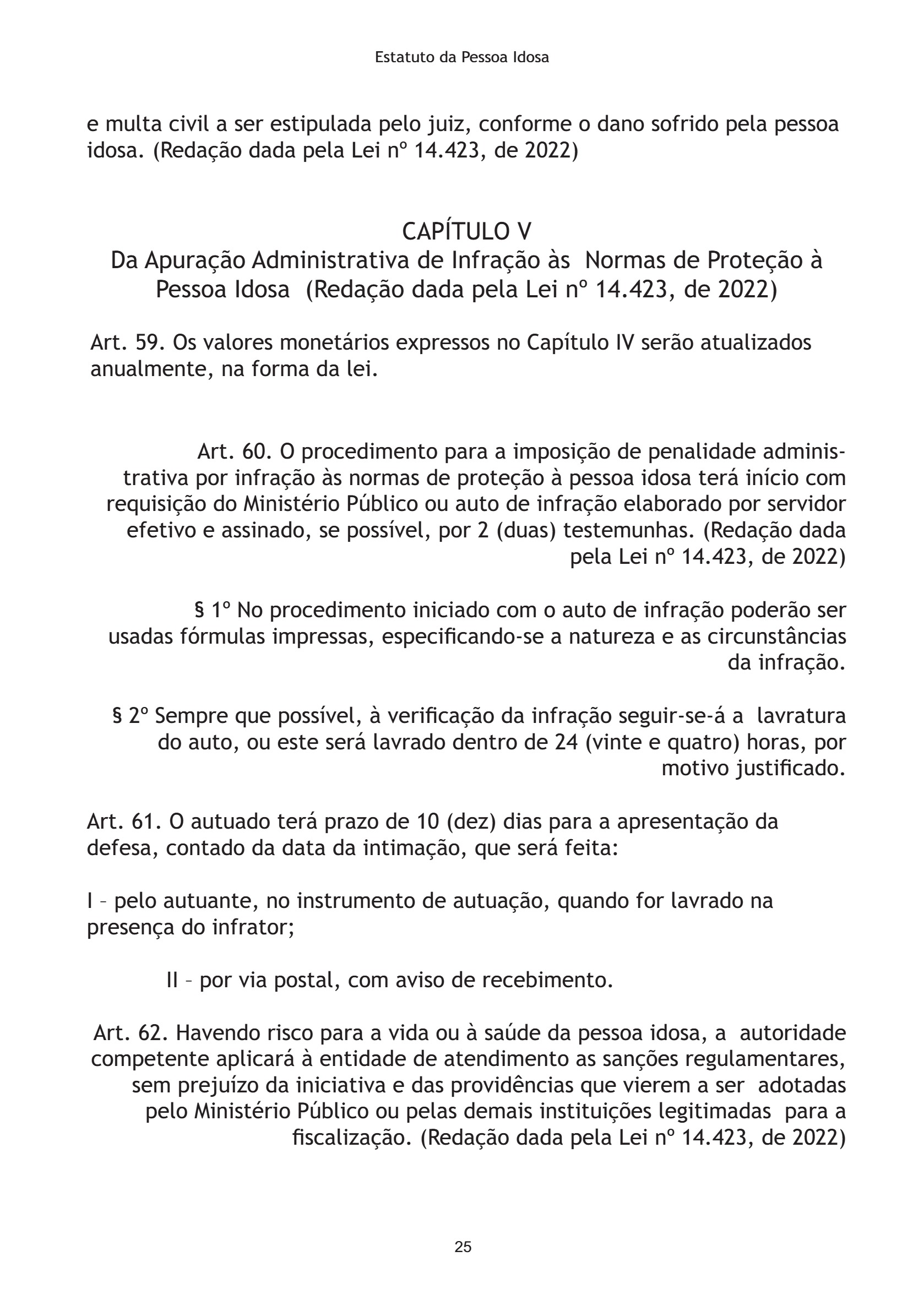 Estatuto da Pessoa Idosa 2026 — page 25