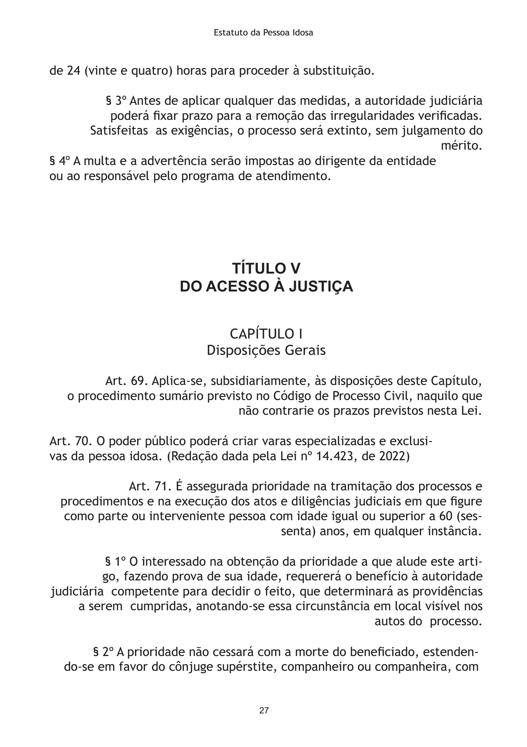 Estatuto da Pessoa Idosa 2026 — page 27