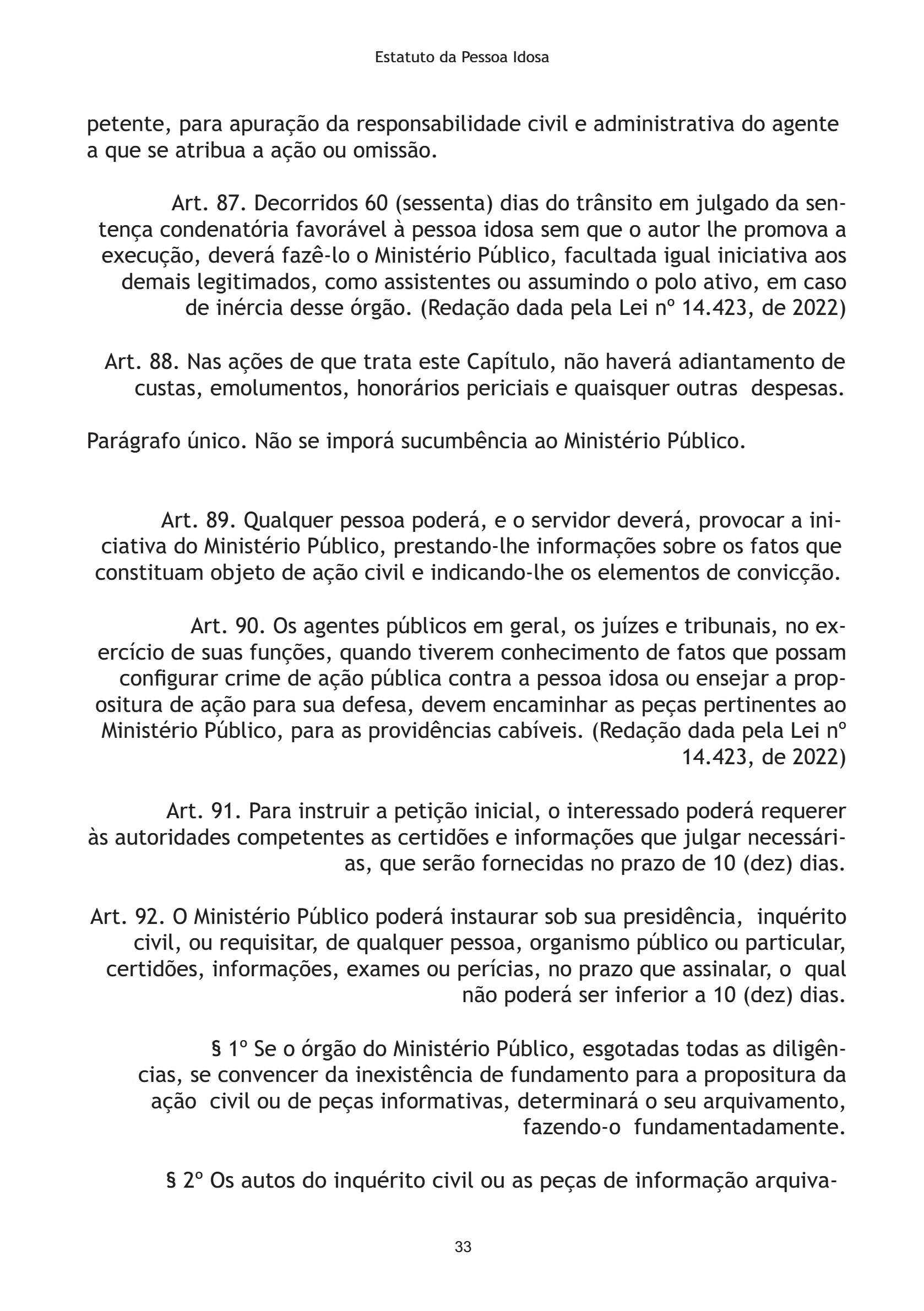 Estatuto da Pessoa Idosa 2026 — page 33