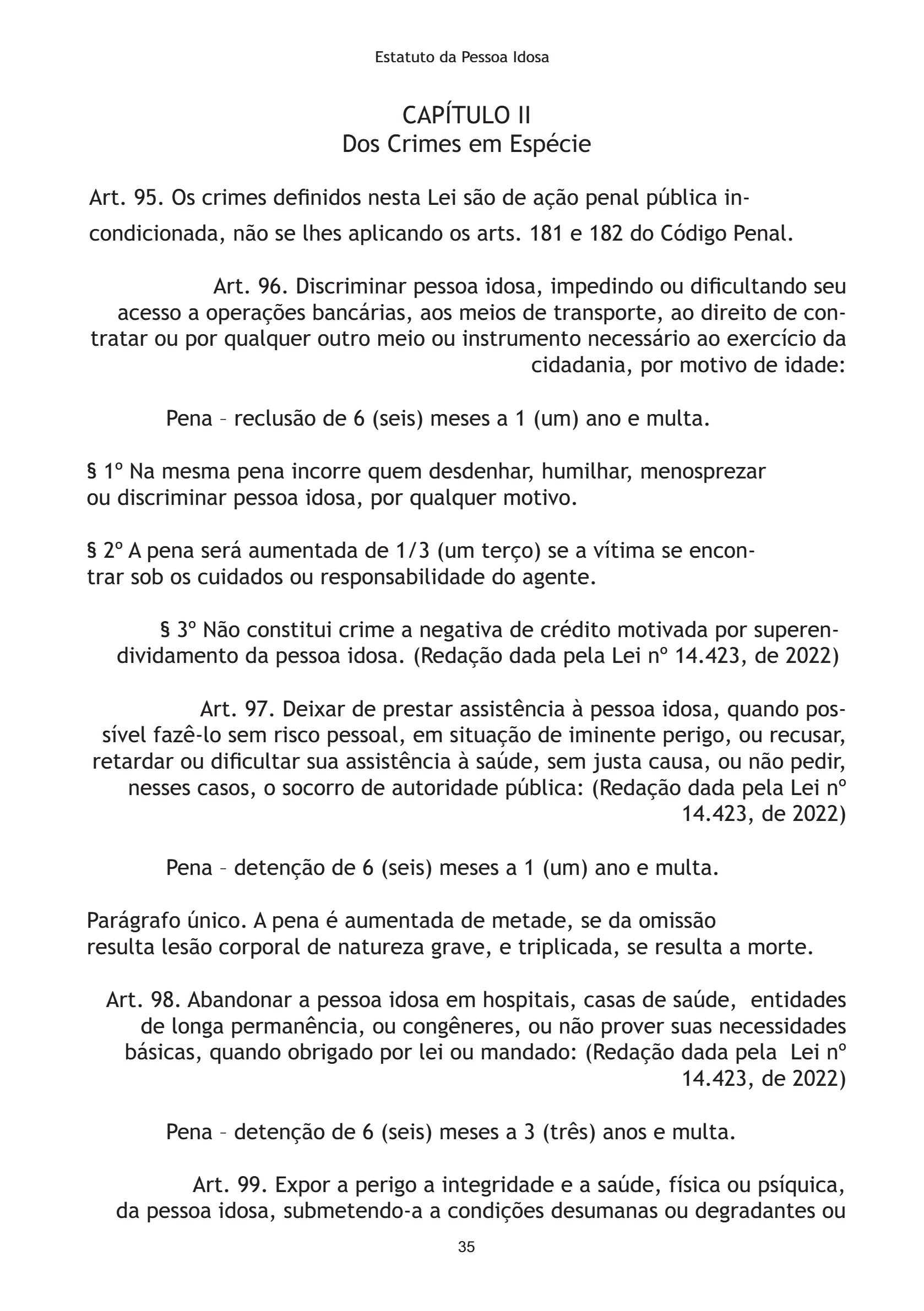 Estatuto da Pessoa Idosa 2026 — page 35