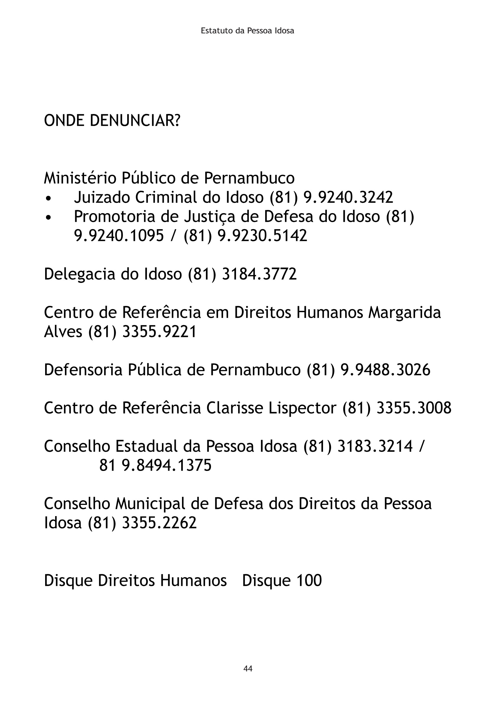 Estatuto da Pessoa Idosa 2026 — page 43