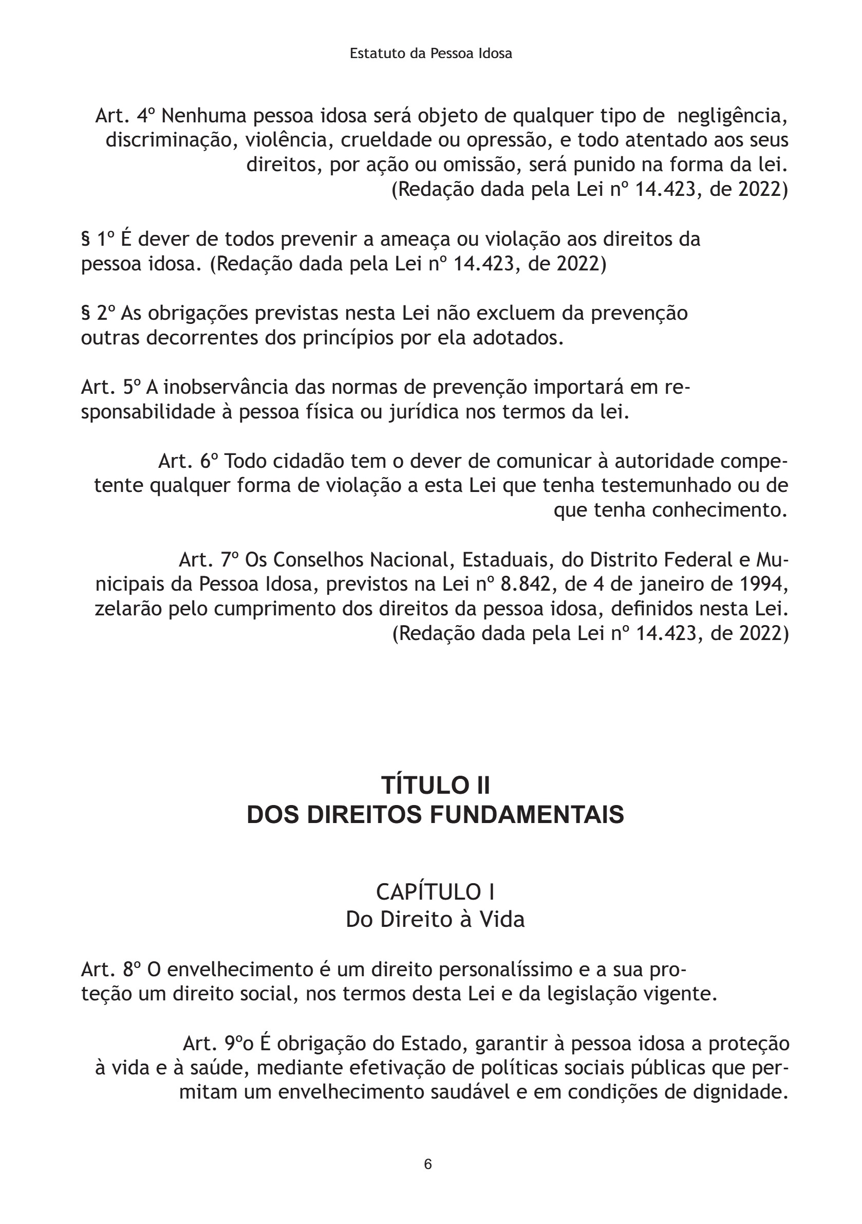 Estatuto da Pessoa Idosa 2026 — page 6