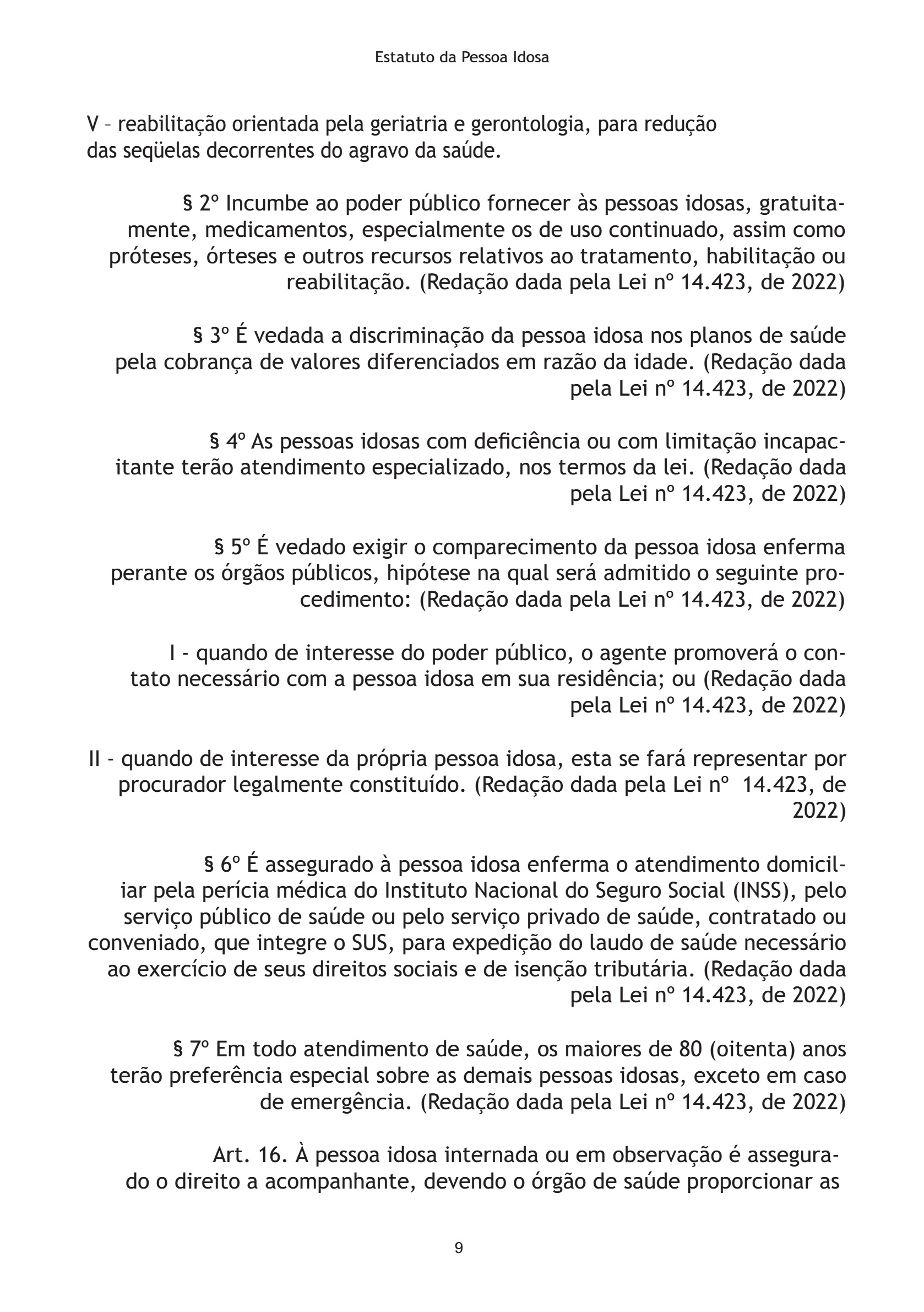 Estatuto da Pessoa Idosa 2026 — page 9