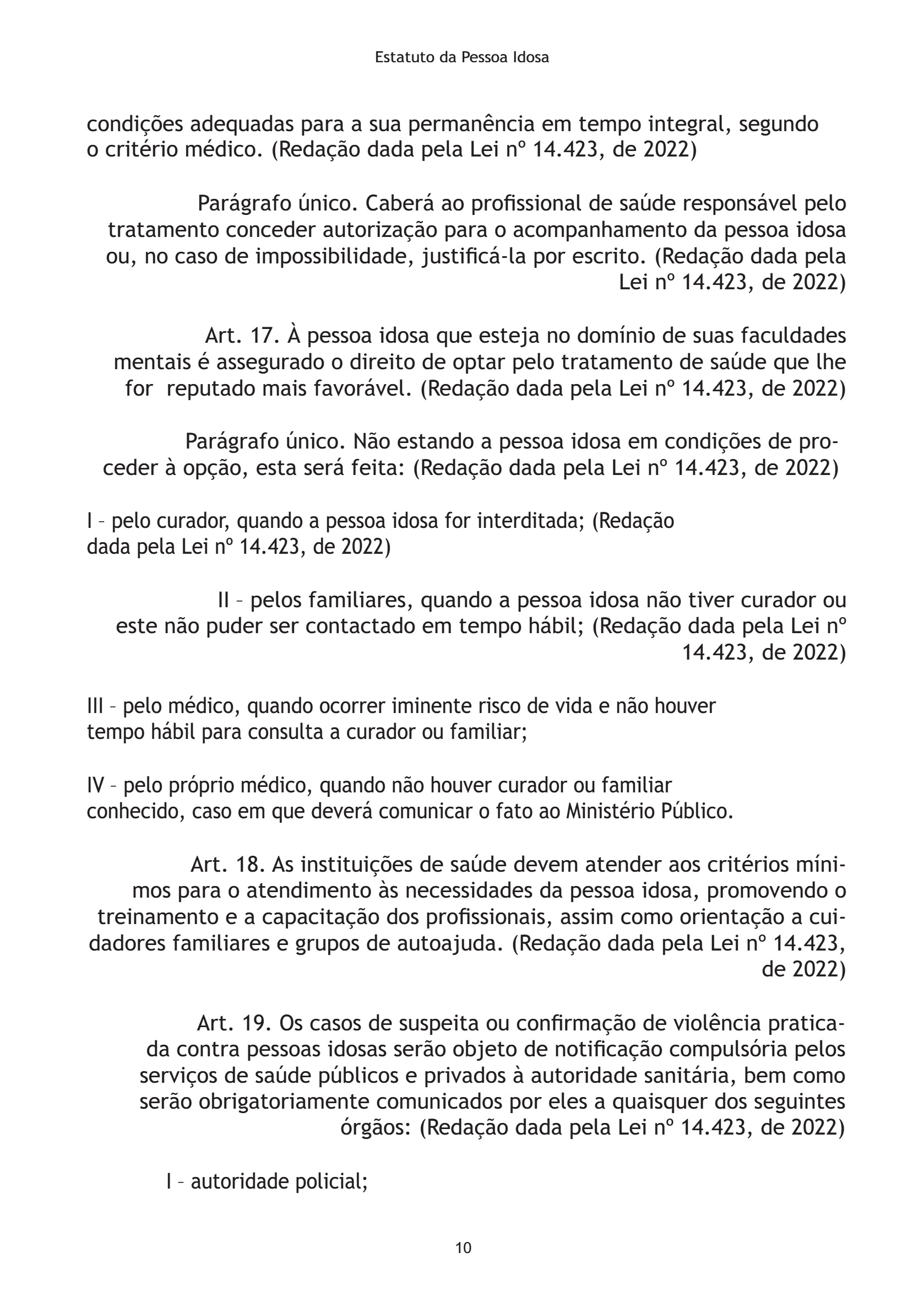 Estatuto da Pessoa Idosa 2026 — page 10