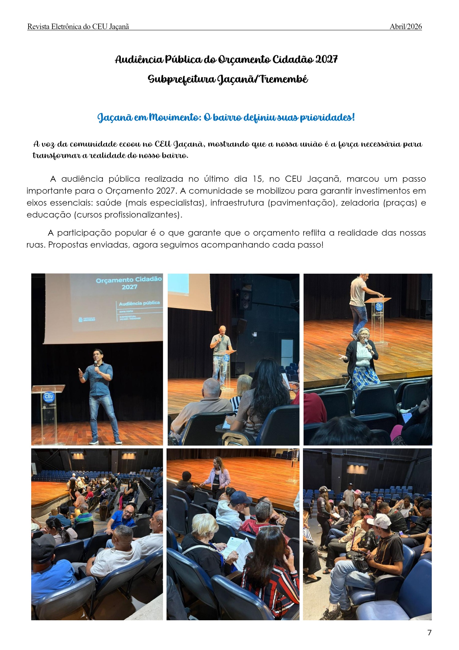Revista Eletrônica CEU Jaçanã - Abril de 2026 — page 7