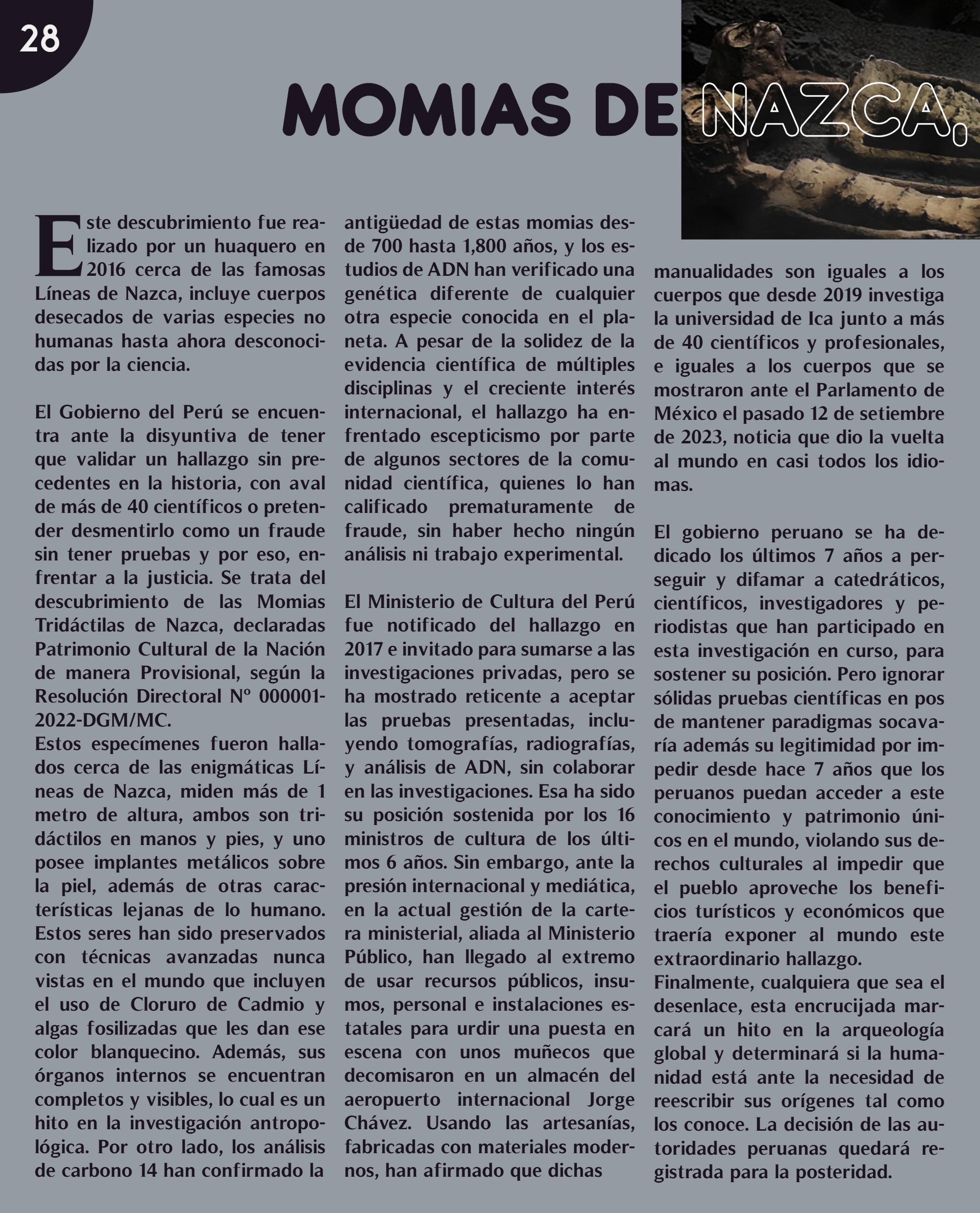 Conociendo nuestro pasado milenario — page 28