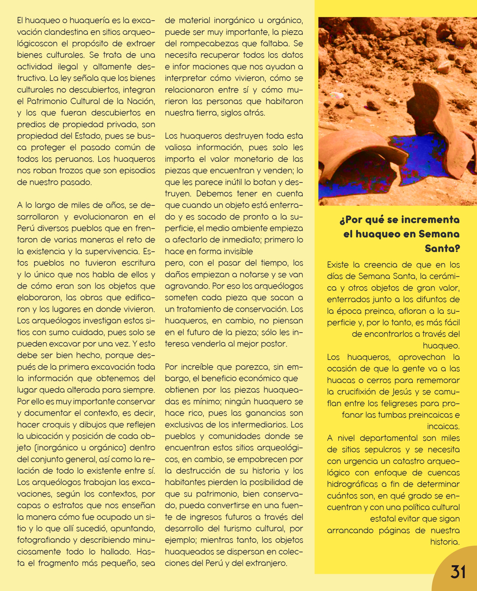 Conociendo nuestro pasado milenario — page 31
