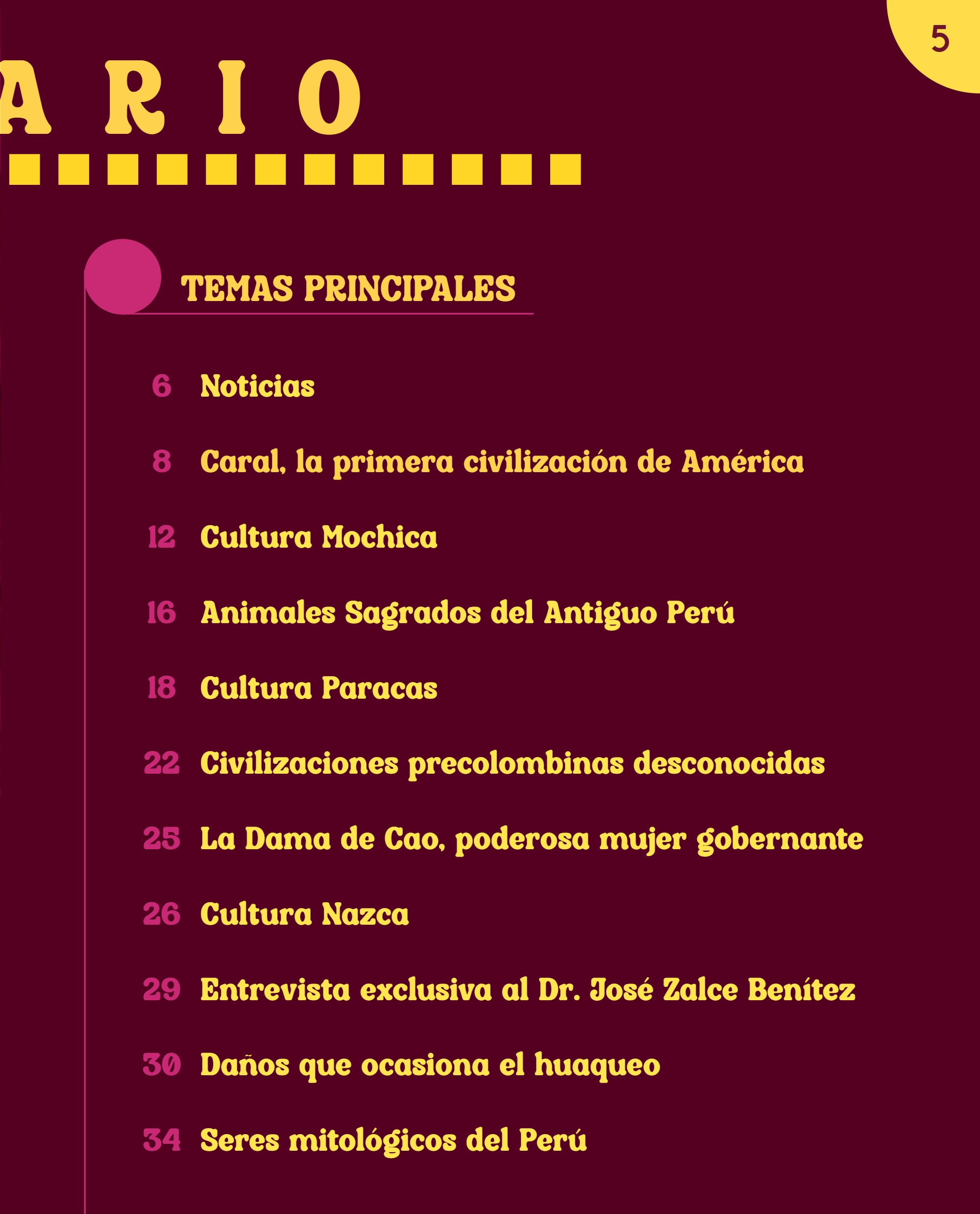 Conociendo nuestro pasado milenario — page 5