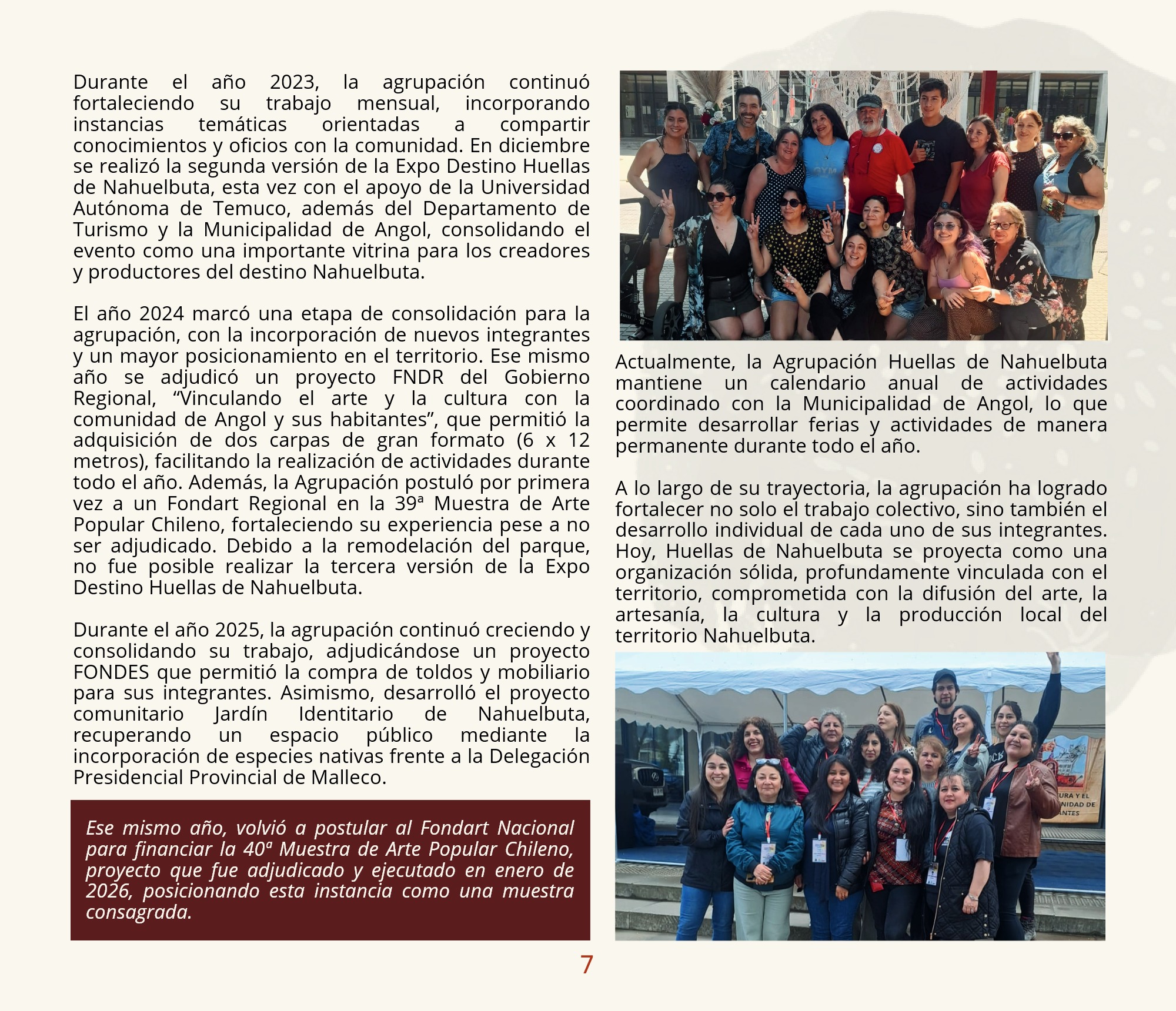 Muestra de Arte Popular Chileno 2026, Angol, Chile. — page 7