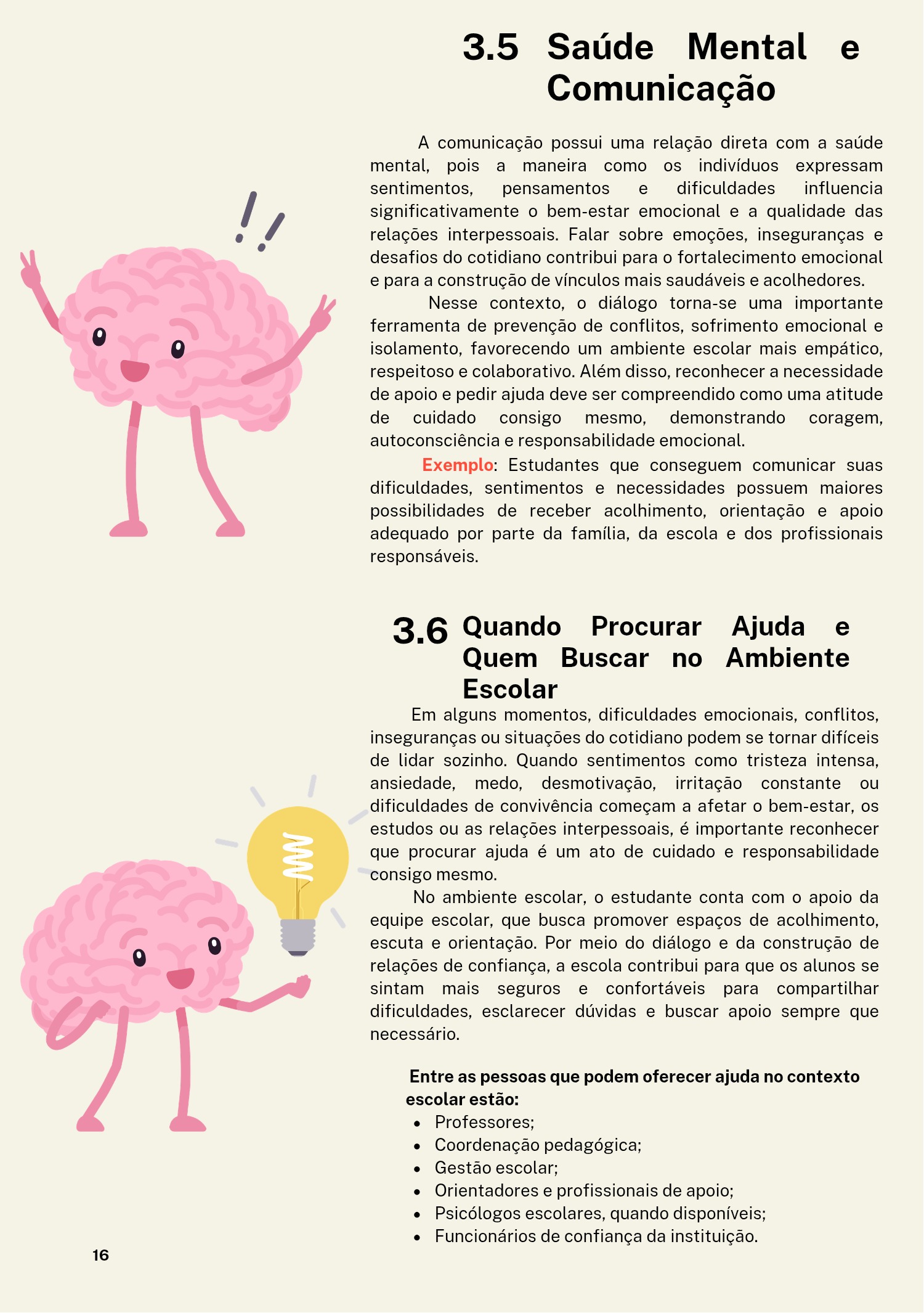 Bora Conversar? Escola e comunicação: caminhos para o respeito -Universidade São Francisco - cartilha — page 14