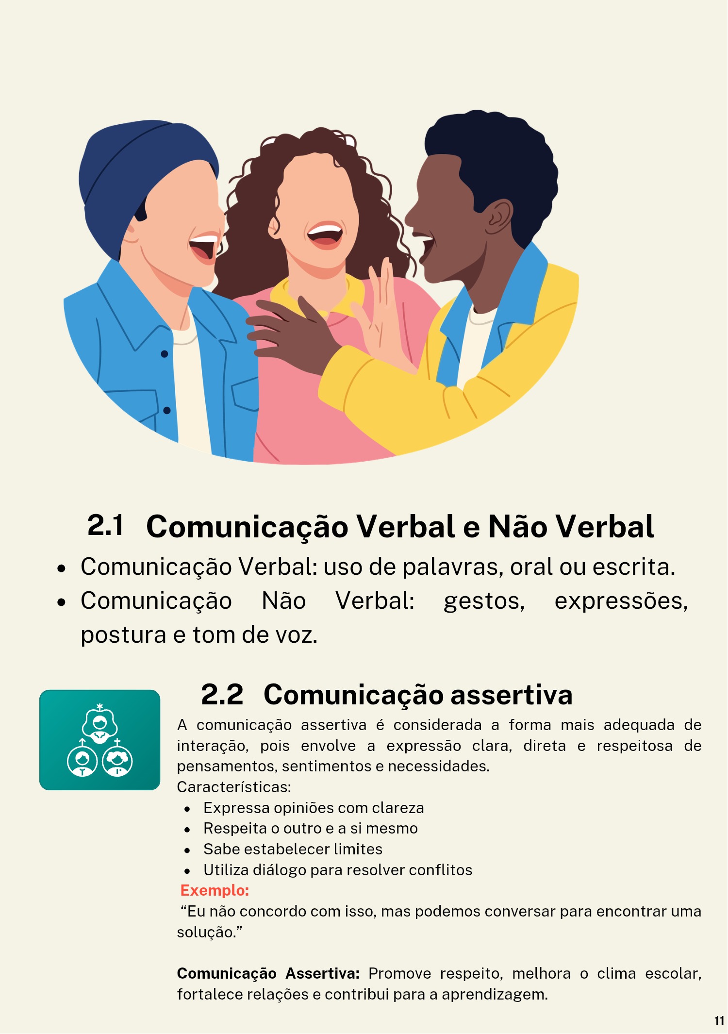 Bora Conversar? Escola e comunicação: caminhos para o respeito -Universidade São Francisco - cartilha — page 9