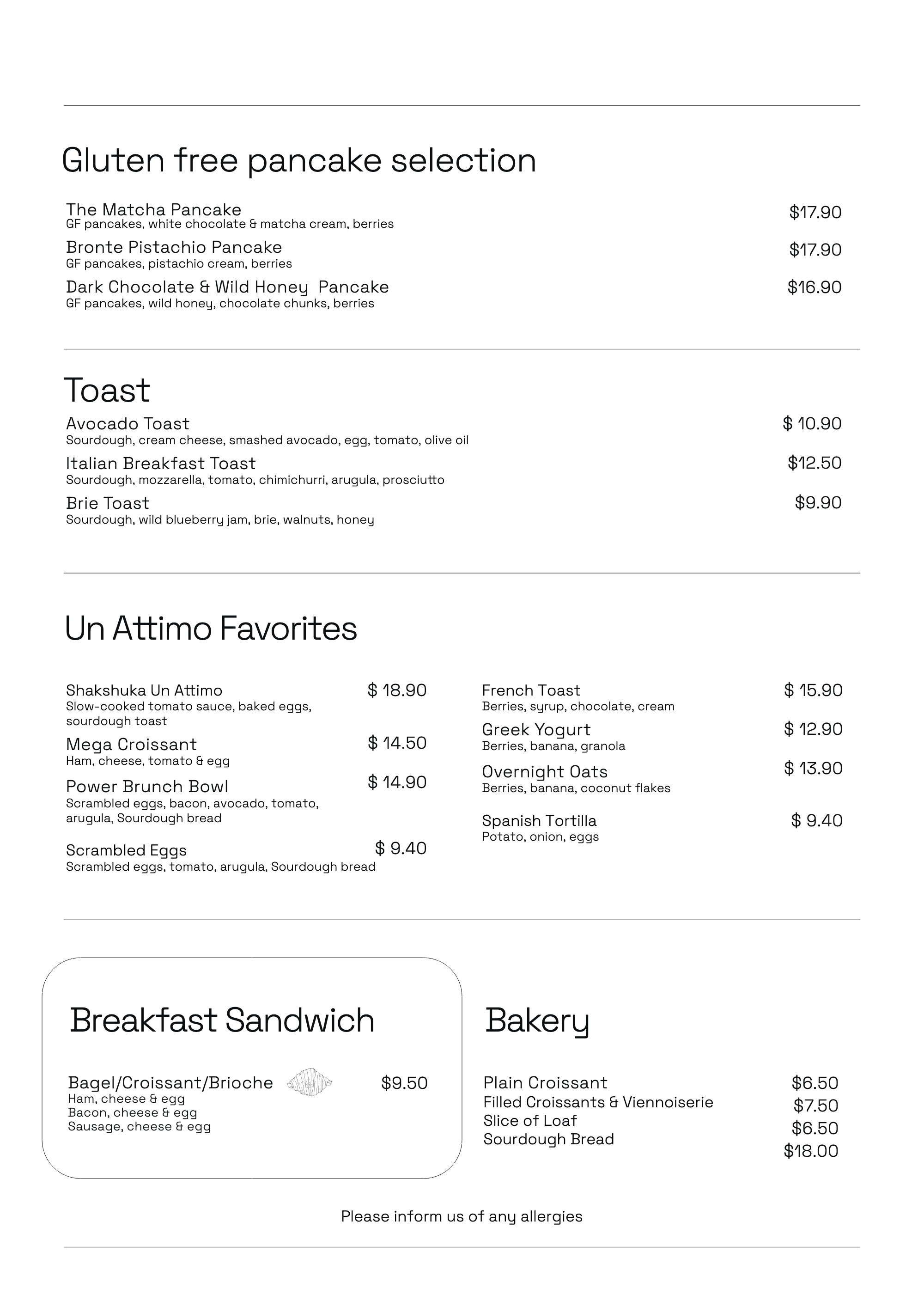 Un Attimo Menu 2026 — page 6