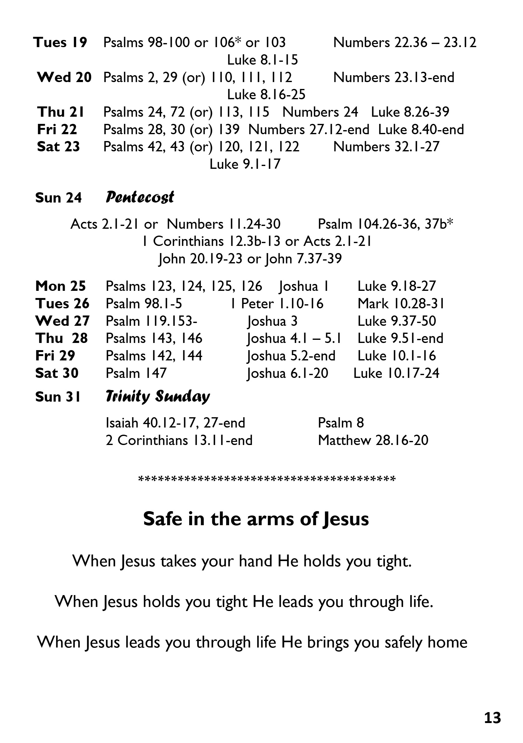 St Mary the Blessed Virgin Parish Magazine May 2026 — page 13