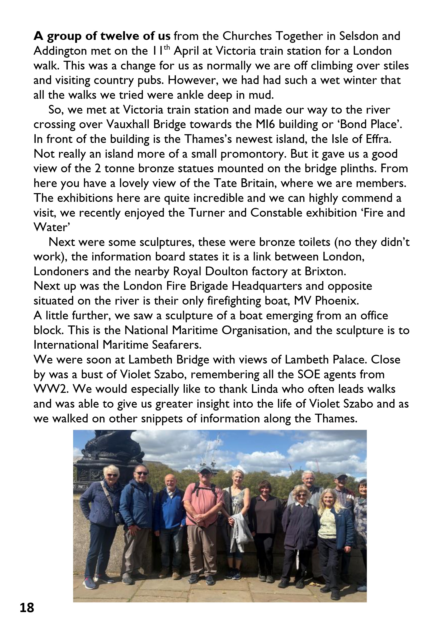 St Mary the Blessed Virgin Parish Magazine May 2026 — page 18