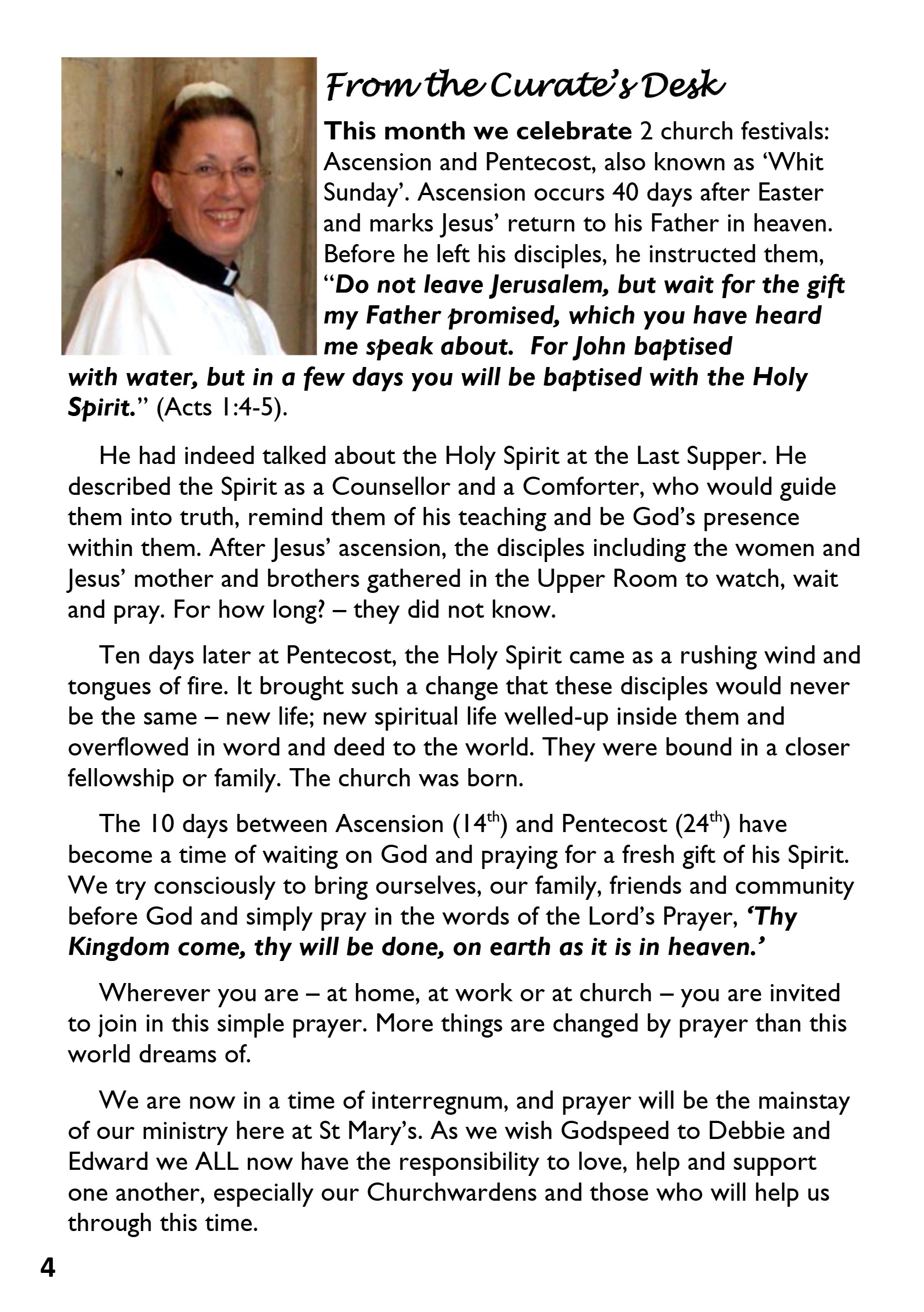 St Mary the Blessed Virgin Parish Magazine May 2026 — page 4
