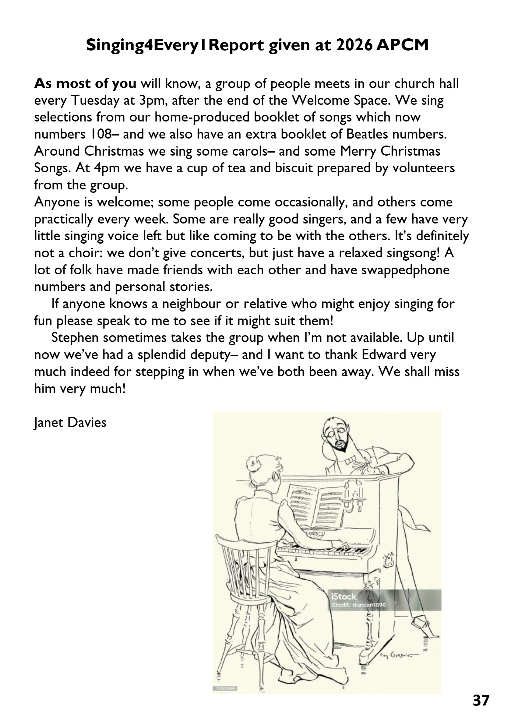 St Mary the Blessed Virgin Parish Magazine May 2026 — page 37