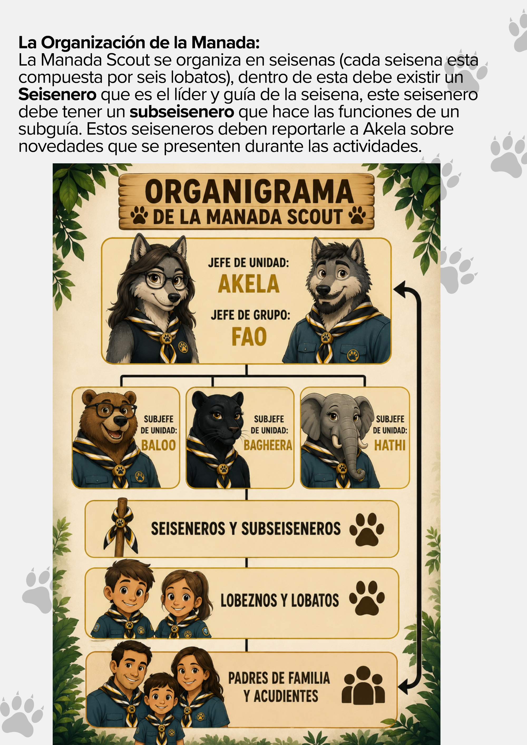 MANUAL DE CAZA Cartilla para el Dirigente de Manada — page 14