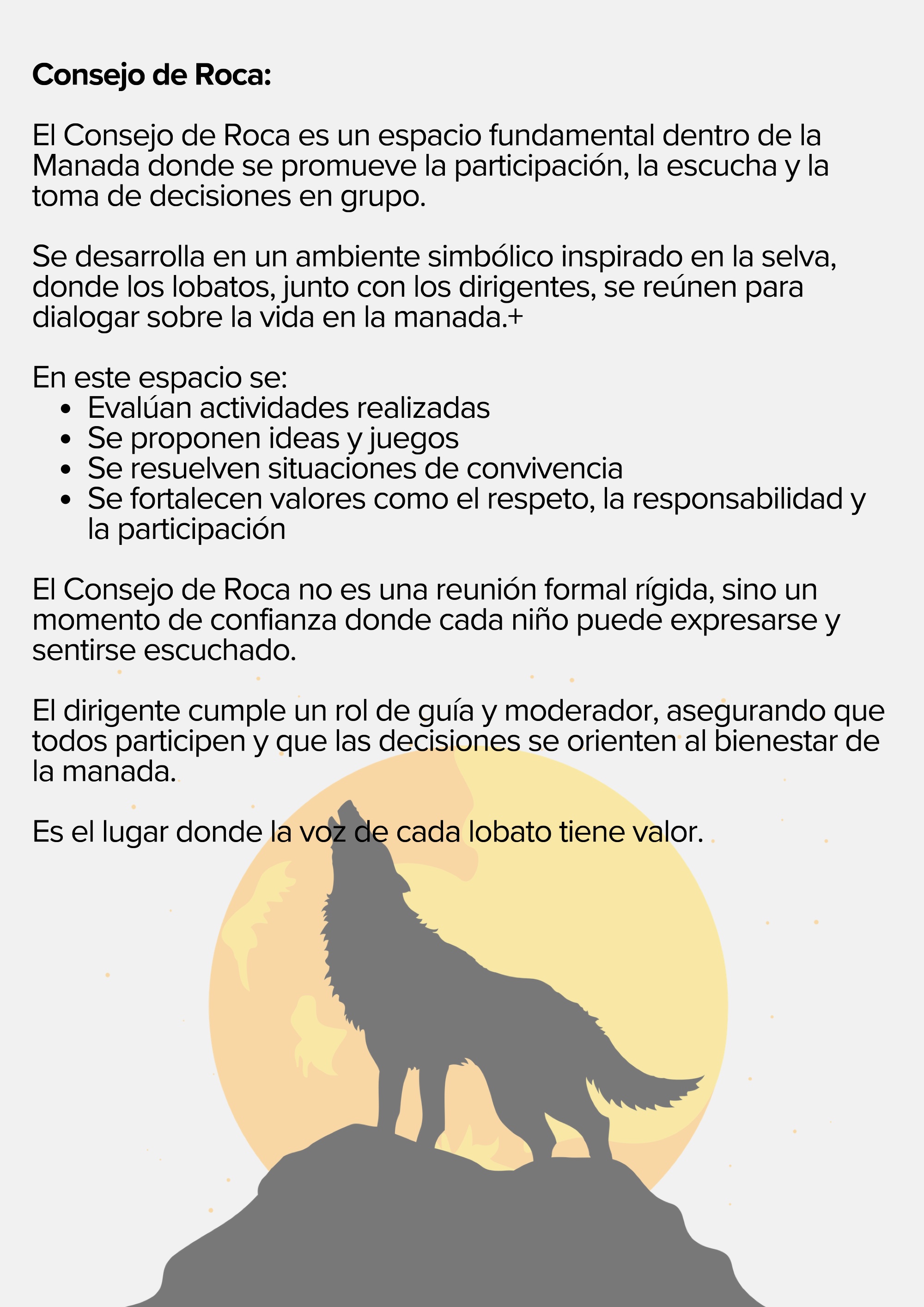 MANUAL DE CAZA Cartilla para el Dirigente de Manada — page 15