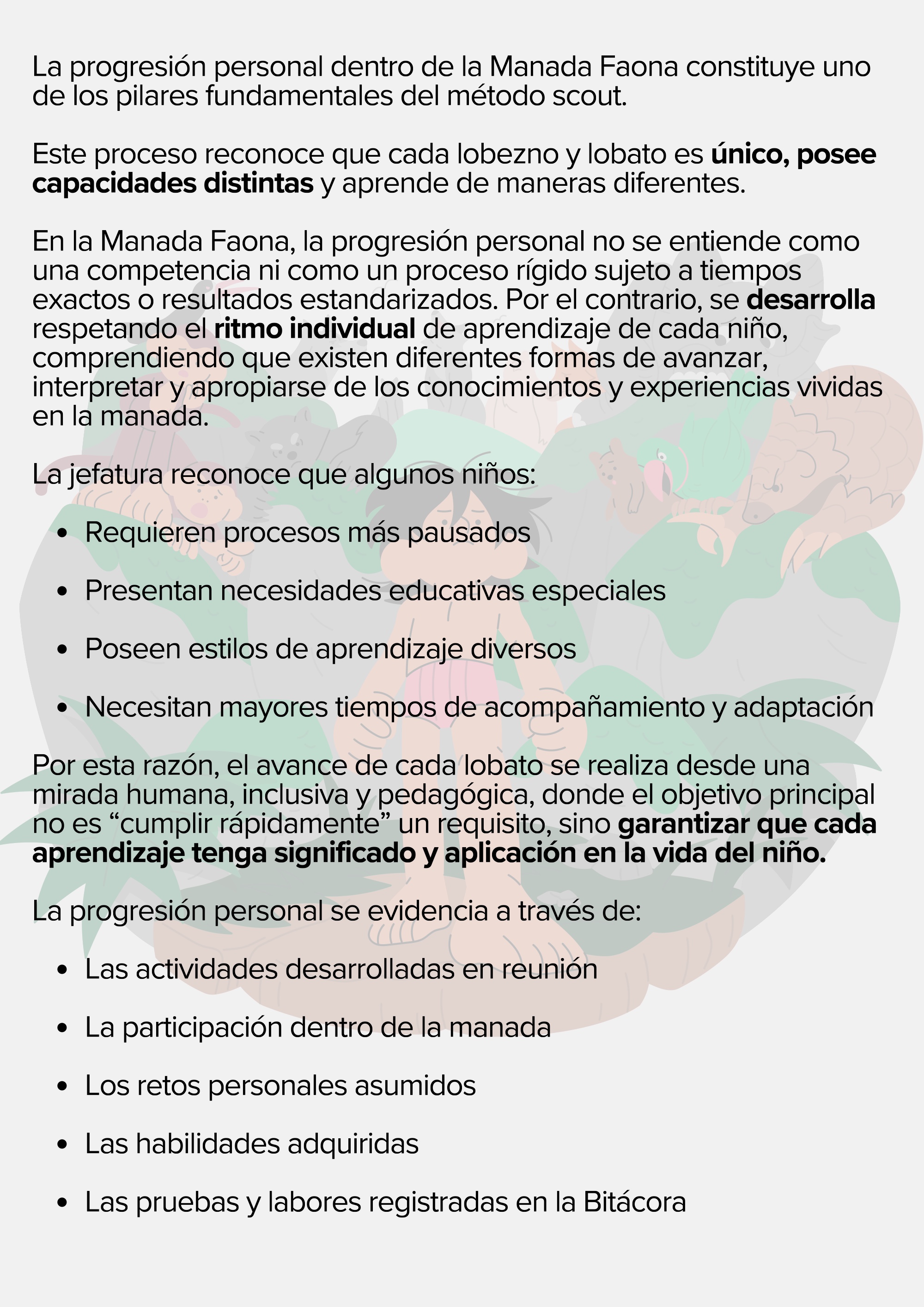 MANUAL DE CAZA Cartilla para el Dirigente de Manada — page 20