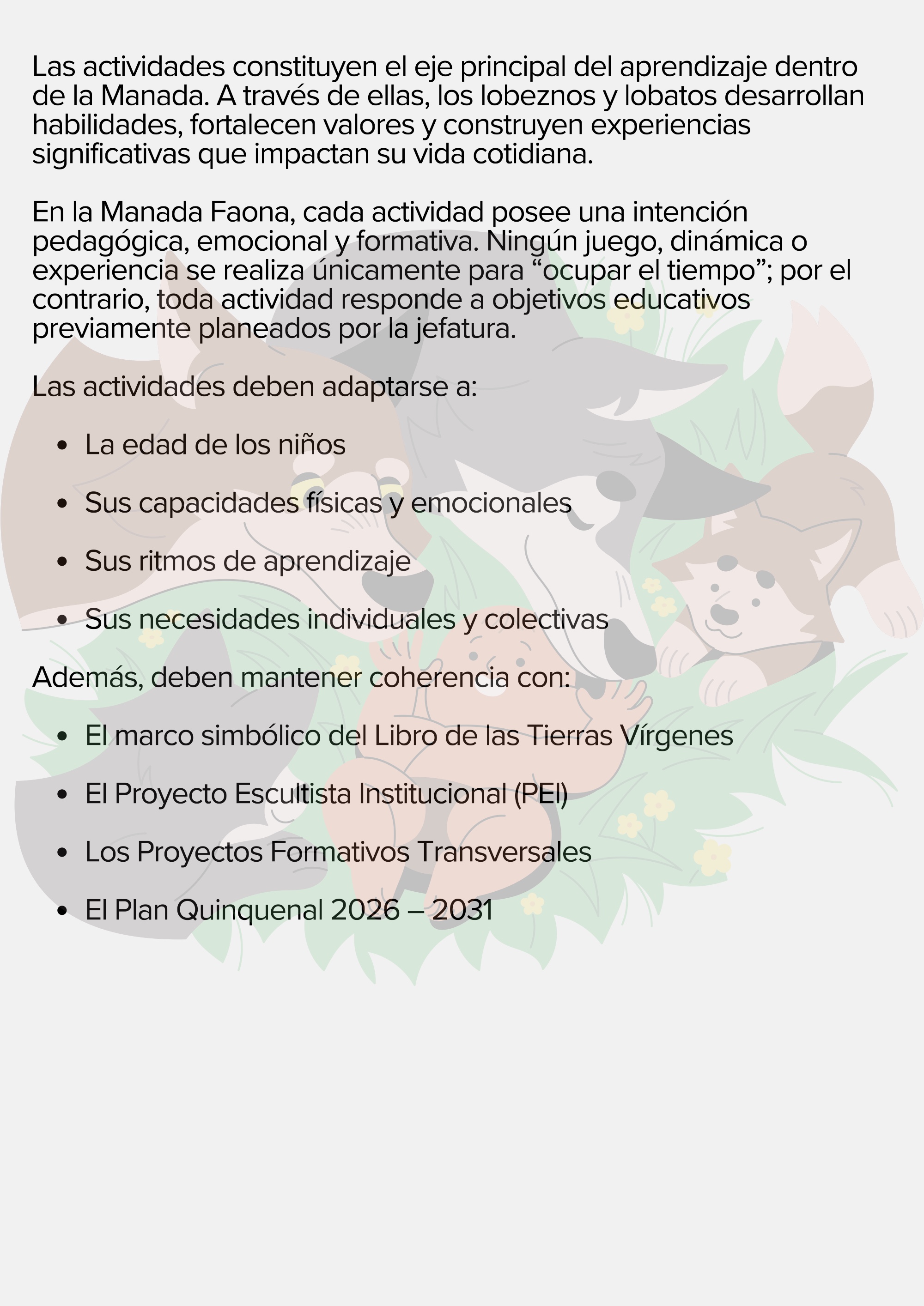 MANUAL DE CAZA Cartilla para el Dirigente de Manada — page 23
