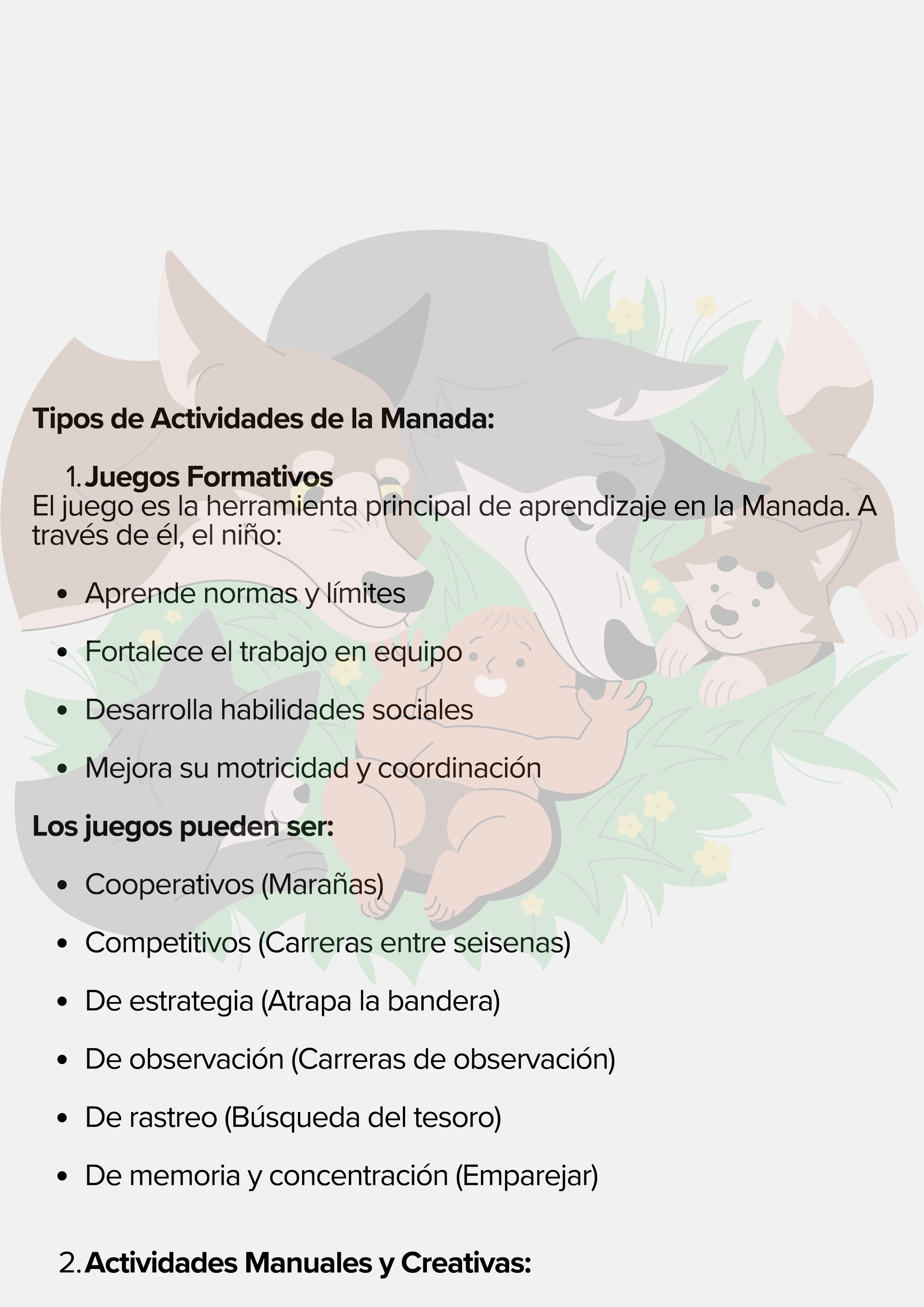MANUAL DE CAZA Cartilla para el Dirigente de Manada — page 24