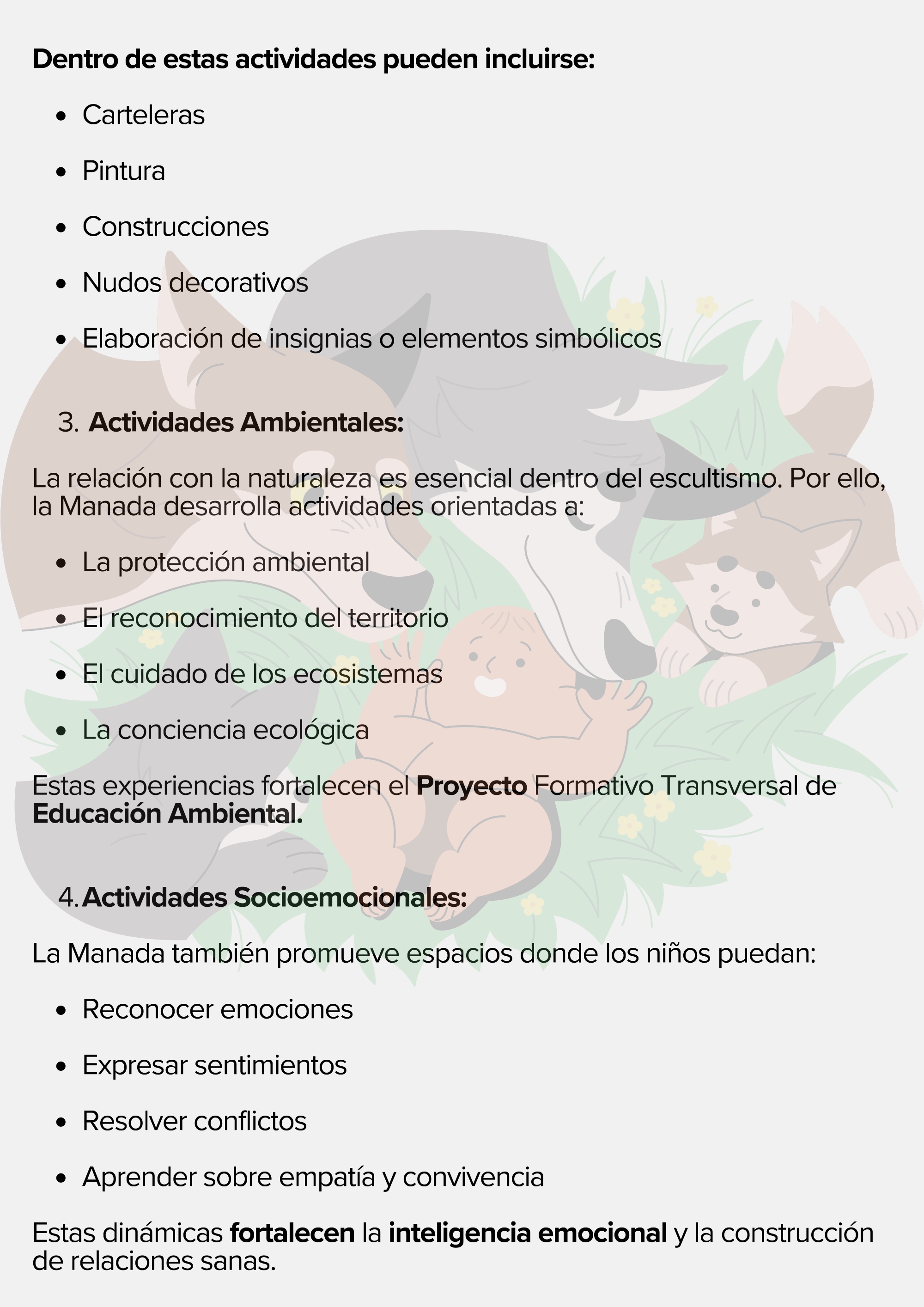 MANUAL DE CAZA Cartilla para el Dirigente de Manada — page 25